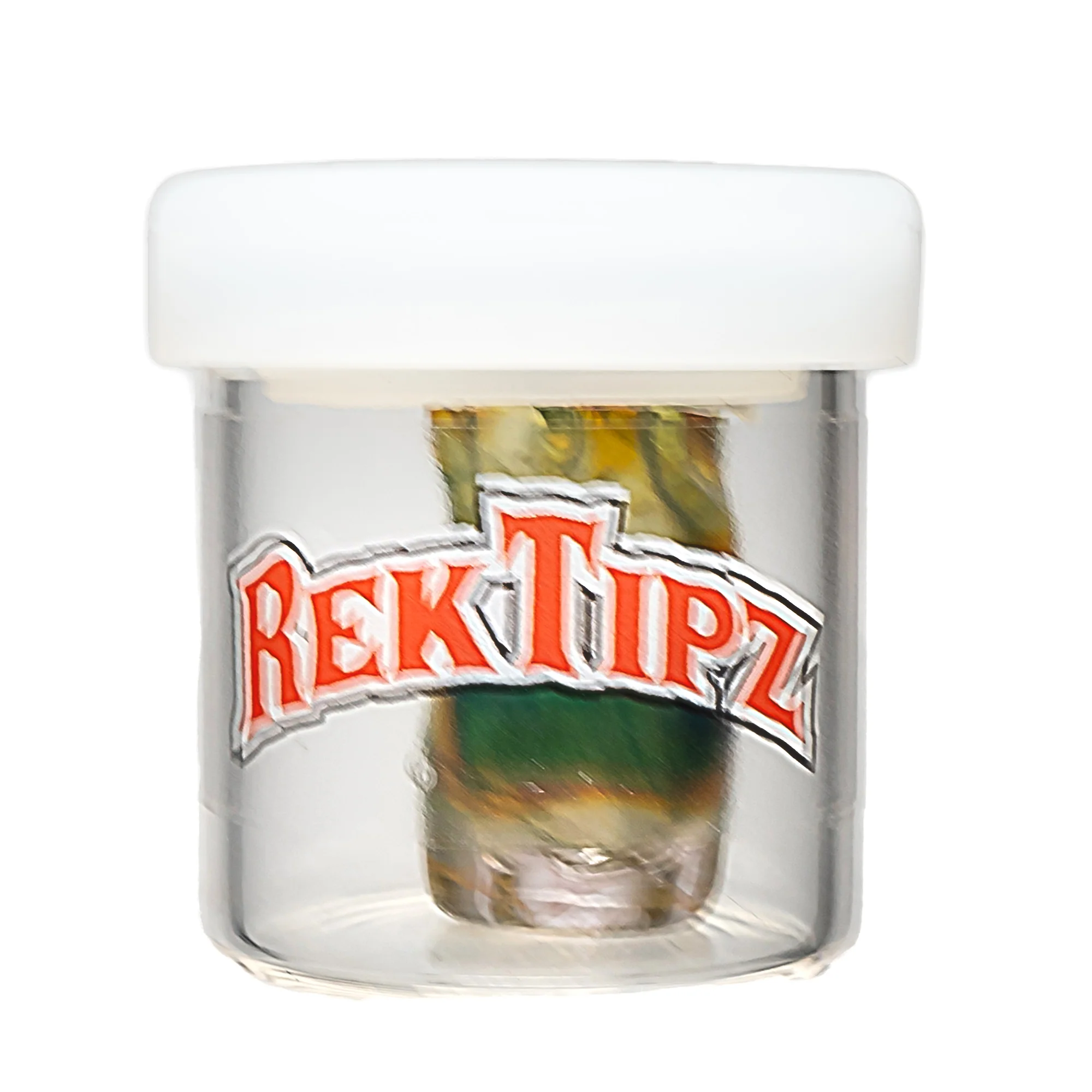 RekTipz - Glass Tip - 11mm - Sparkle Fume w/ Streak - Image 4