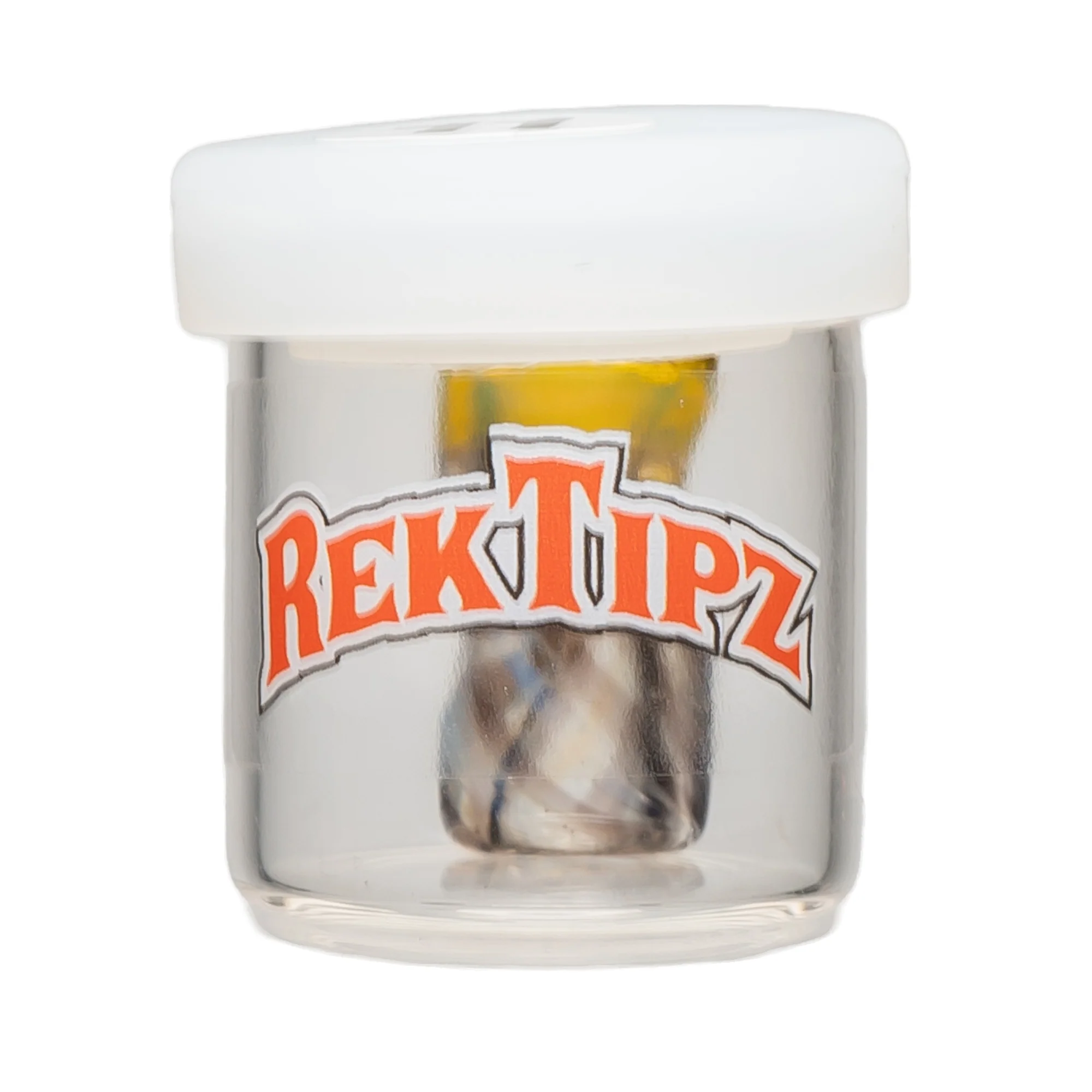 RekTipz - Glass Tip - 11mm - UV Swirl w/ Fume Tip - Image 4