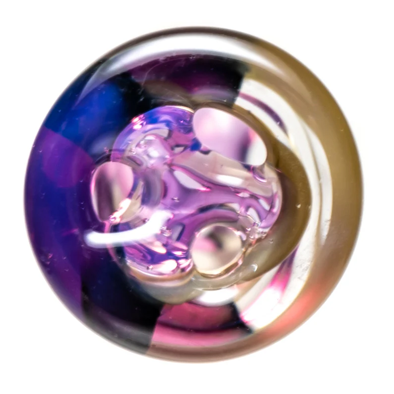 RekTipz - Glass Tip - 12mm - Royal Jelly & Silver Satin - Image 3
