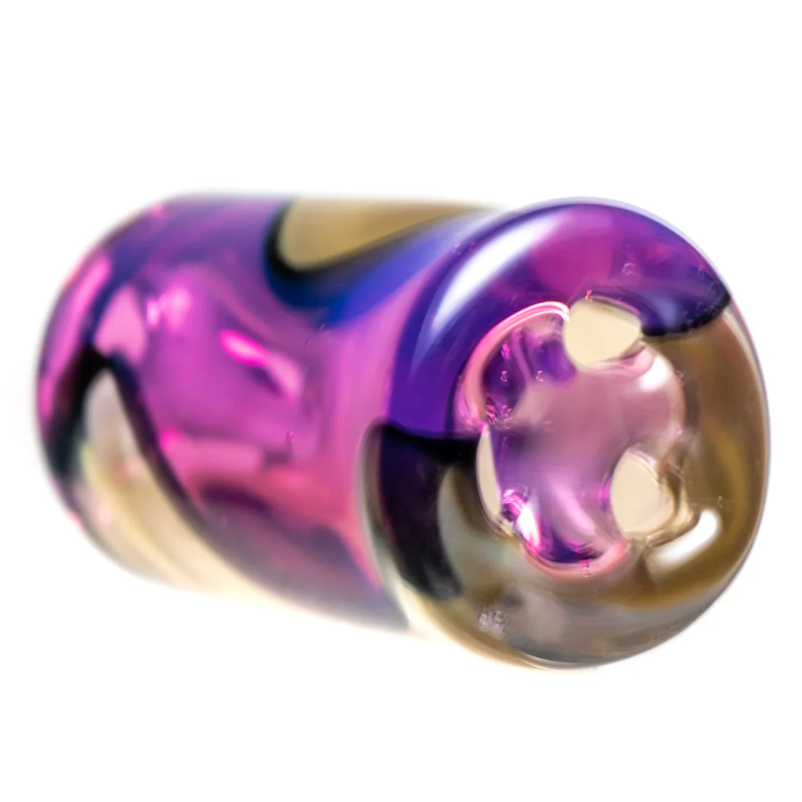 RekTipz - Glass Tip - 12mm - Royal Jelly & Silver Satin - Image 4