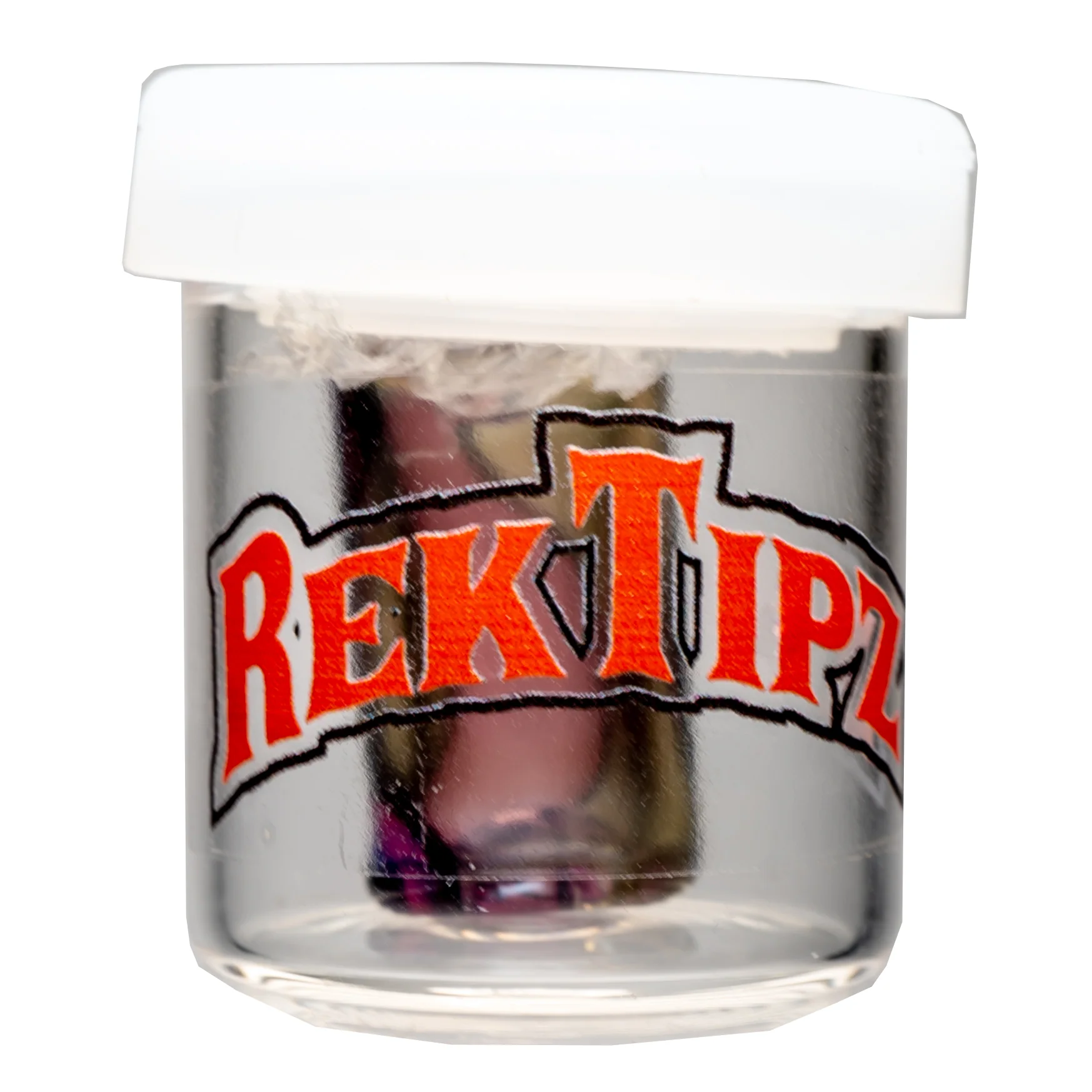 RekTipz - Glass Tip - 12mm - Royal Jelly & Silver Satin - Image 5