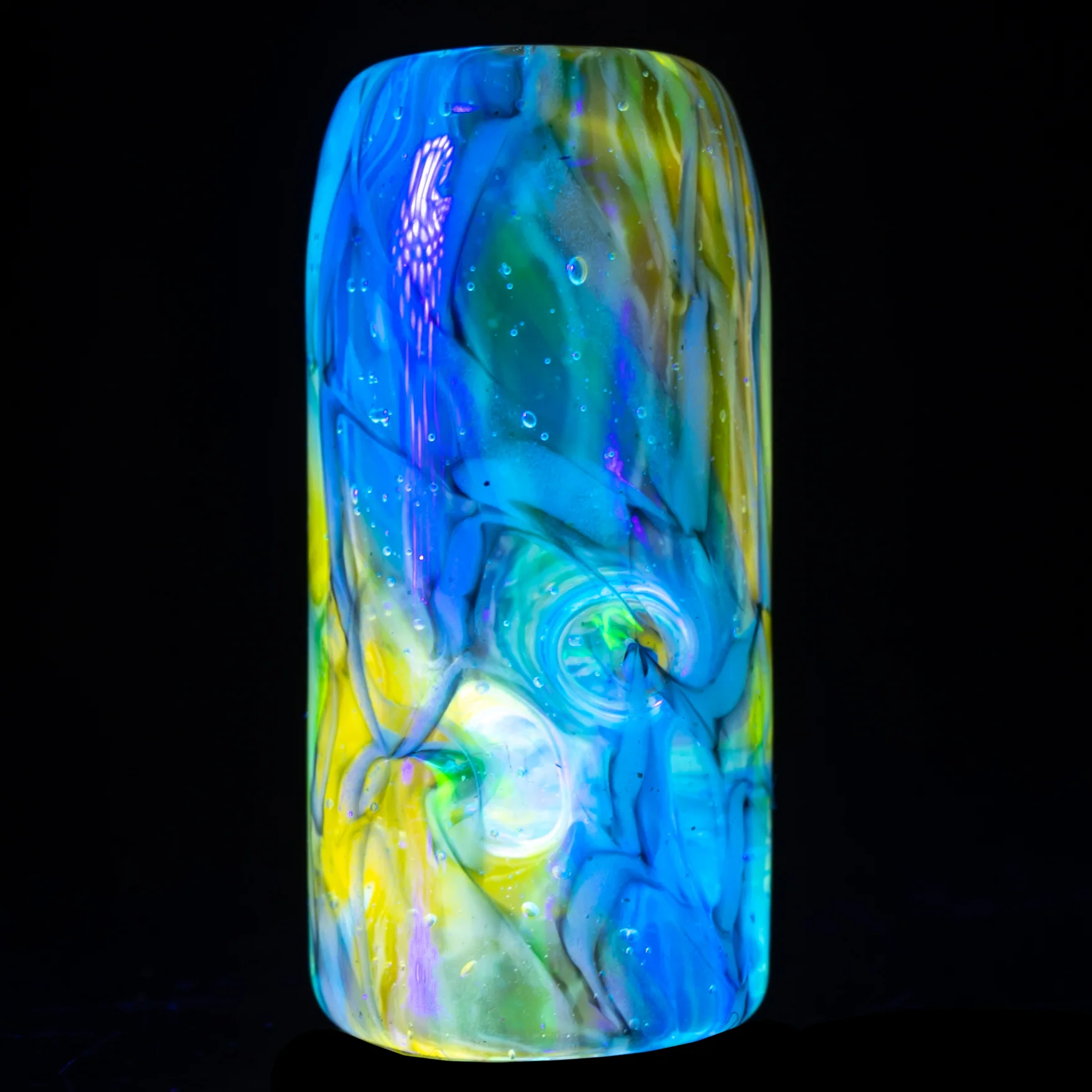 RekTipz - Glass Tip - 13mm - Full UV Blue & White - Image 3