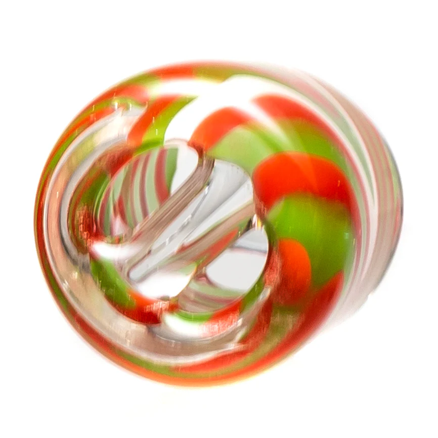 RekTipz - Glass Tip - 13mm - Red, Green & White - Image 4