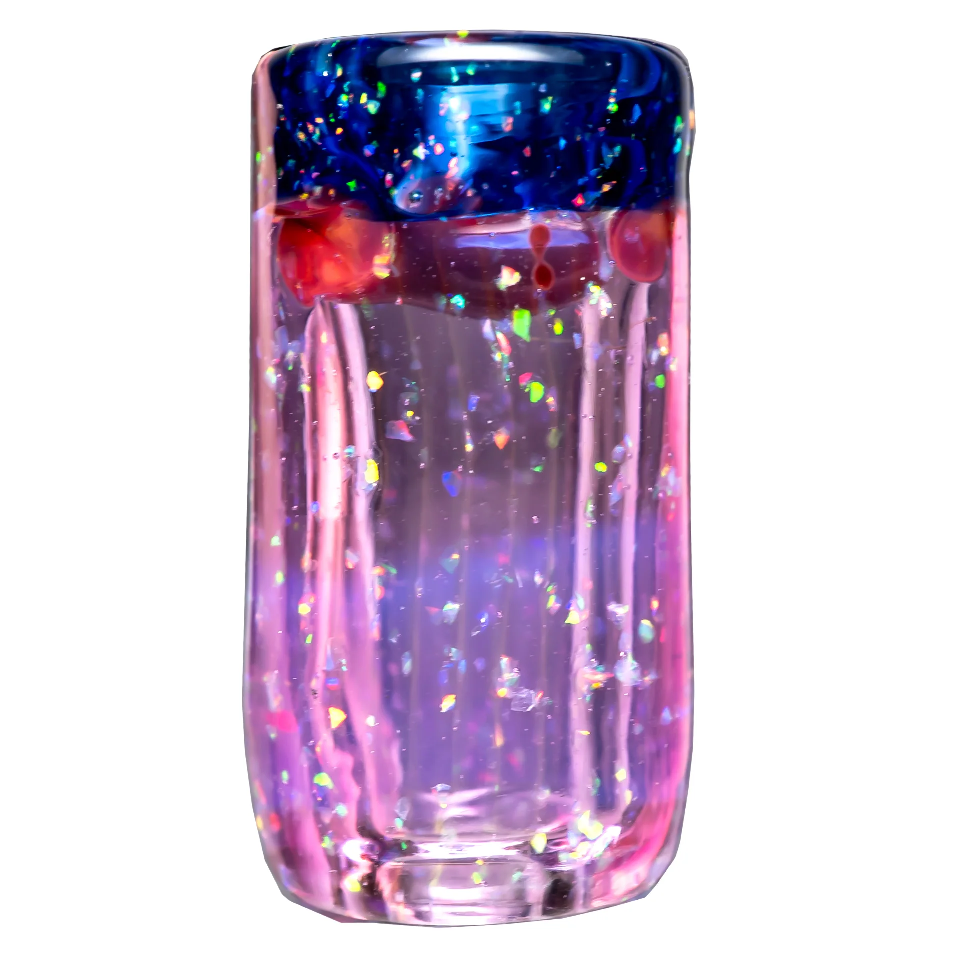 RekTipz - Glass Tip - 13mm - Transparent Purple & Cobalt Cropal - Image 2