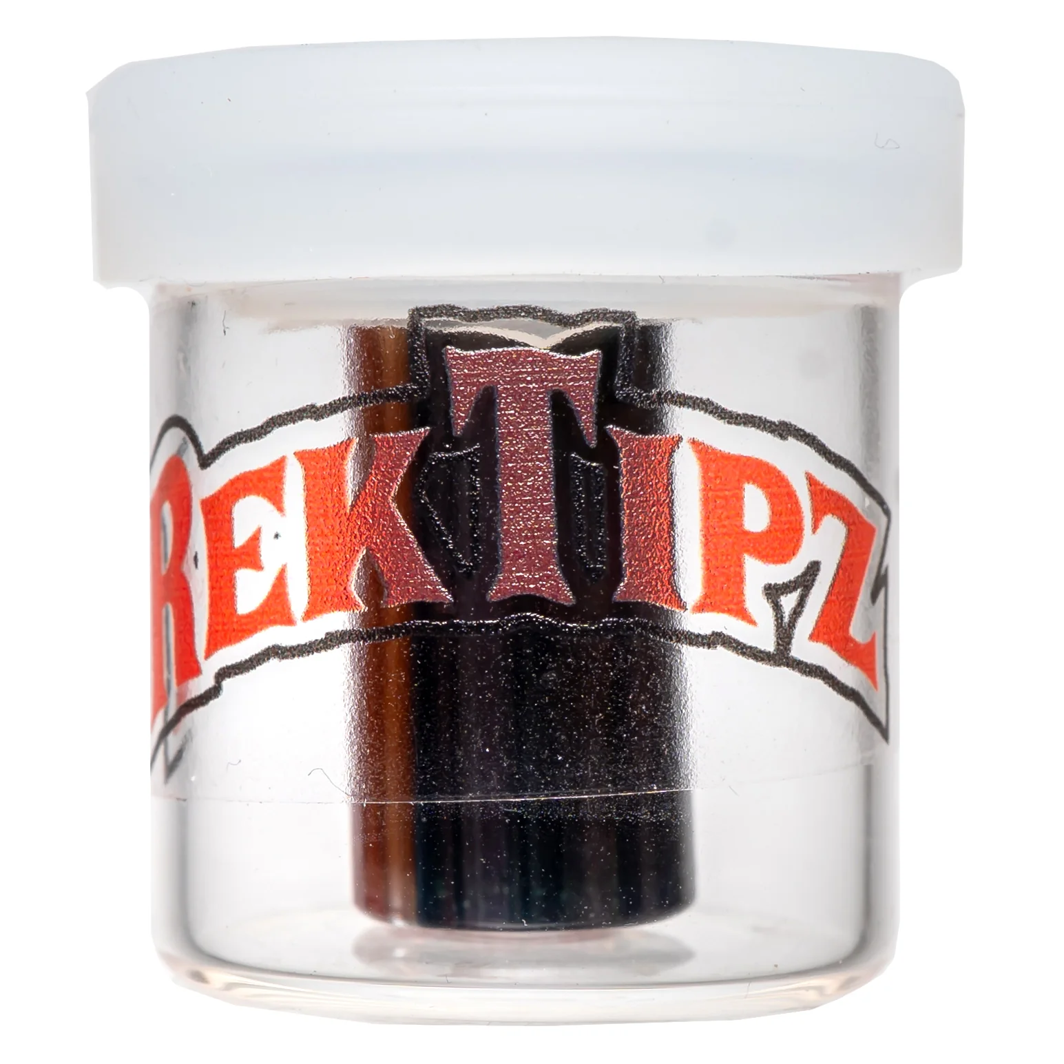 RekTipz - Glass Tip - 6 Shooter - XL - 11mm - Red & Galaxy Split - Image 3