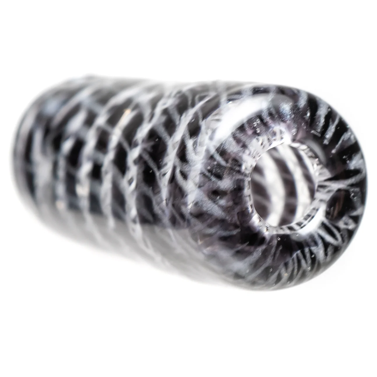 RekTipz - Glass Tip - XL - 11mm - Black & White - Image 3