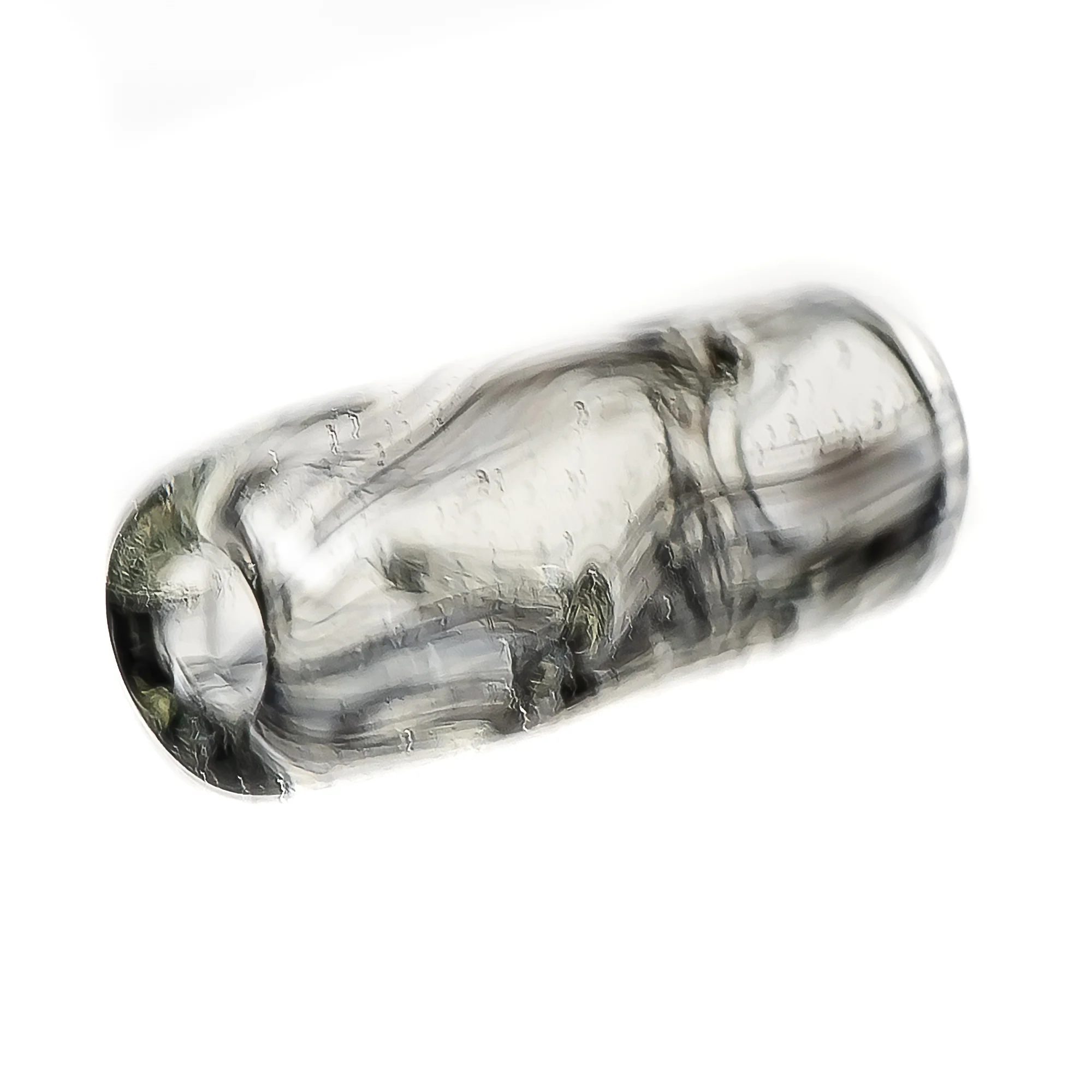 RekTipz - Glass Tip - XL - 11mm - Full UV w/ Black Swirl - Image 2