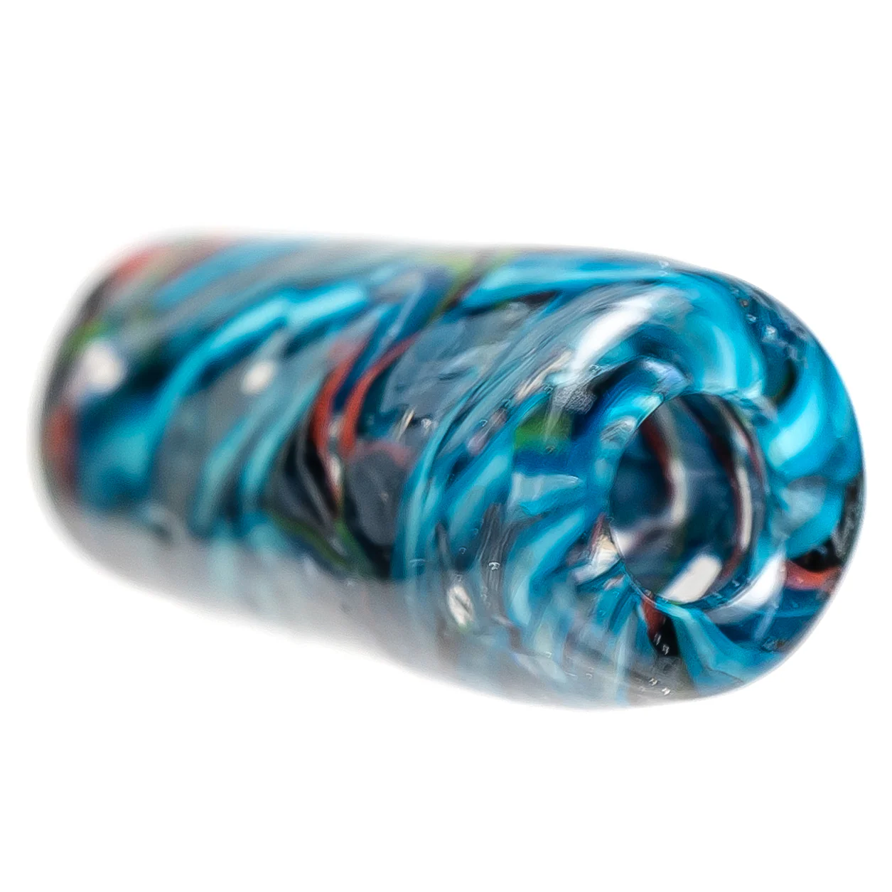 RekTipz - Glass Tip - XL - 11mm - Grey, Blue & Red w/ UV - Image 2
