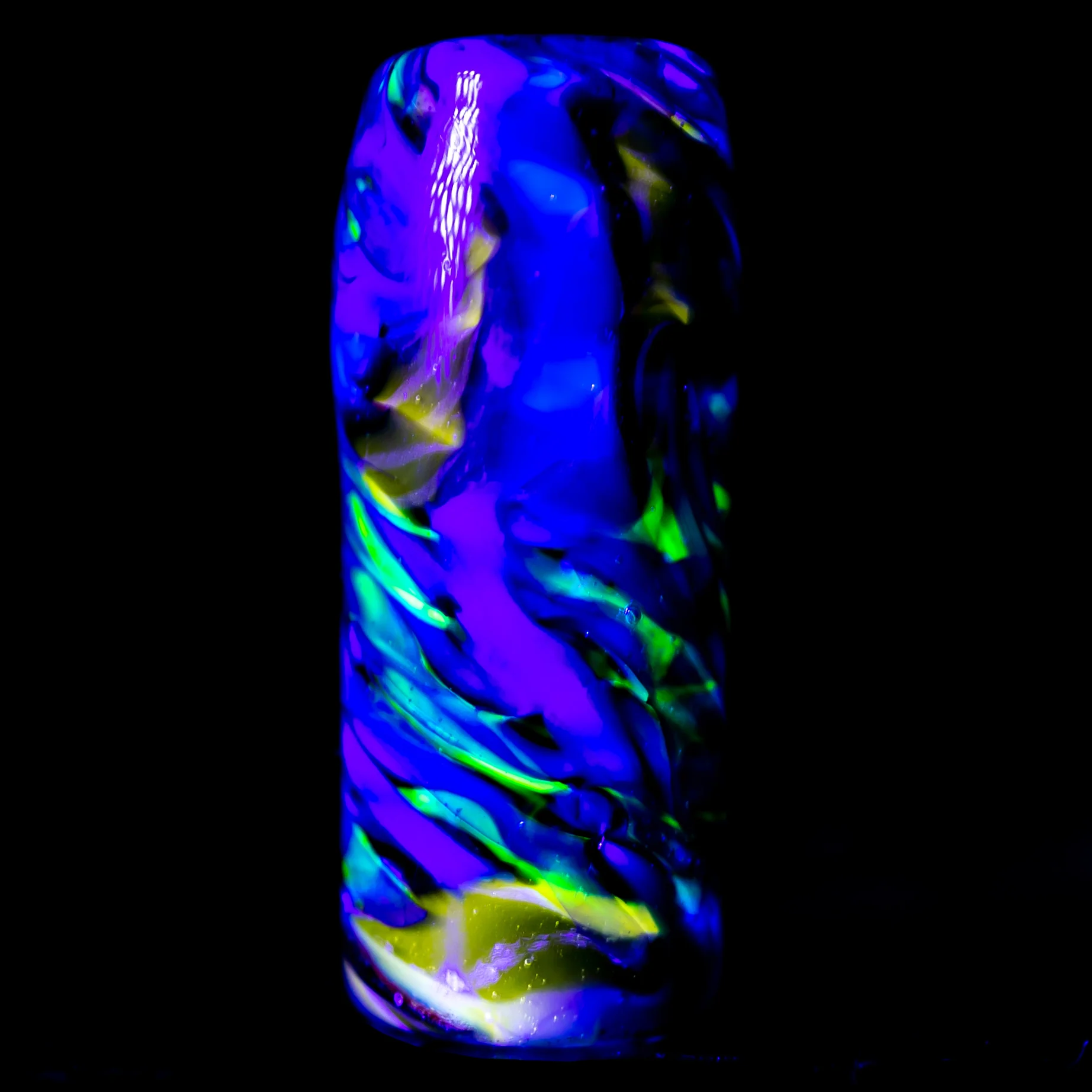 RekTipz - Glass Tip - XL - 11mm - Grey, Blue & Red w/ UV - Image 5