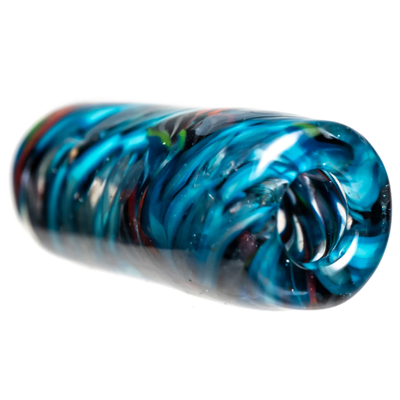 RekTipz - Glass Tip - XL - 11mm - Grey, Blue & Red w/ UV - Image 6