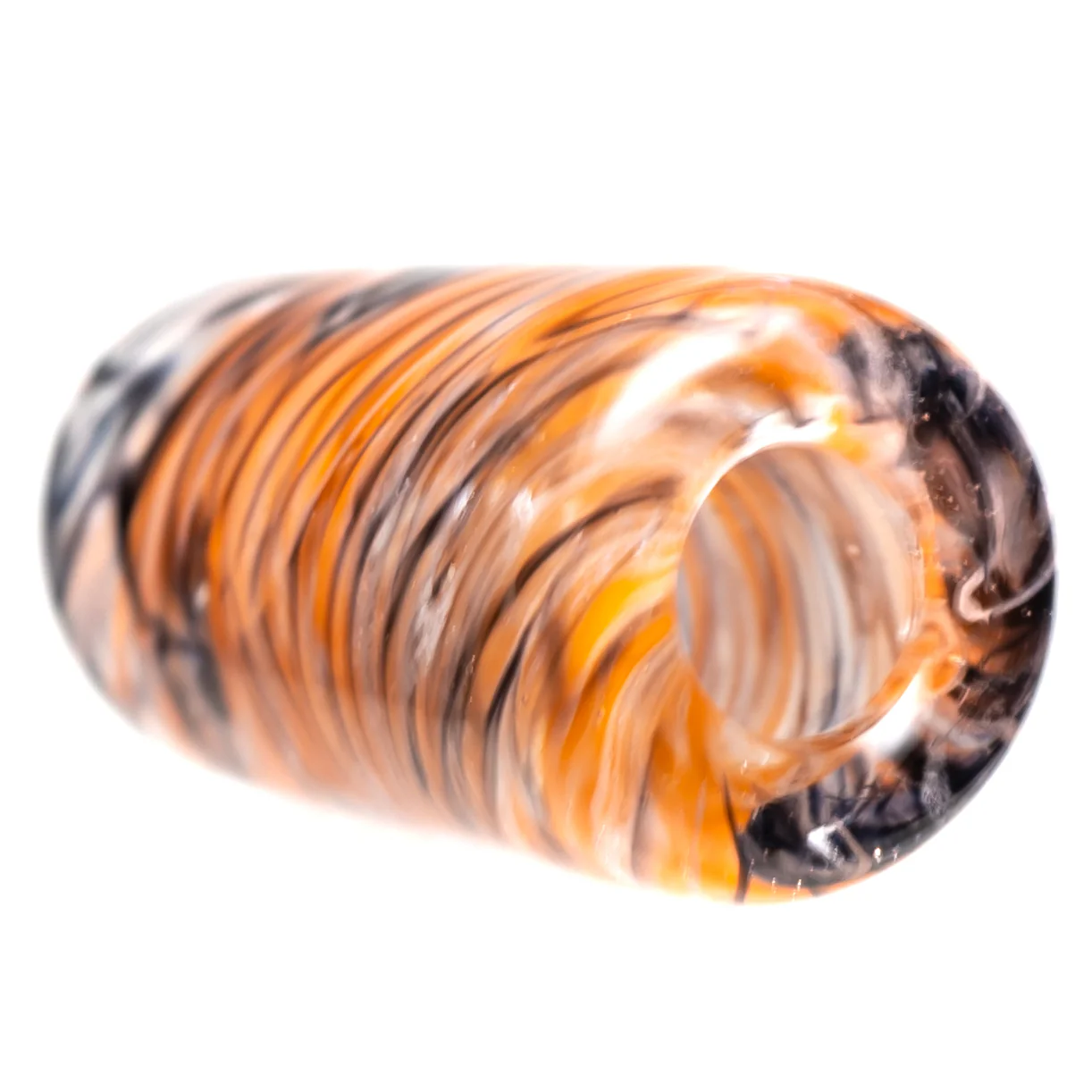 RekTipz - Glass Tip - XL - 13mm - Orange, Black & White - Image 3