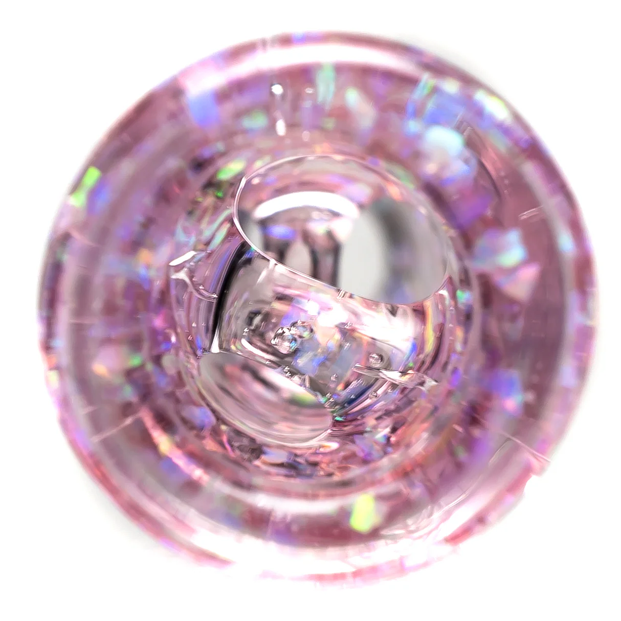 RekTipz - Glass Tip - XL - 13mm - Transparent Pink Cropal - Image 3