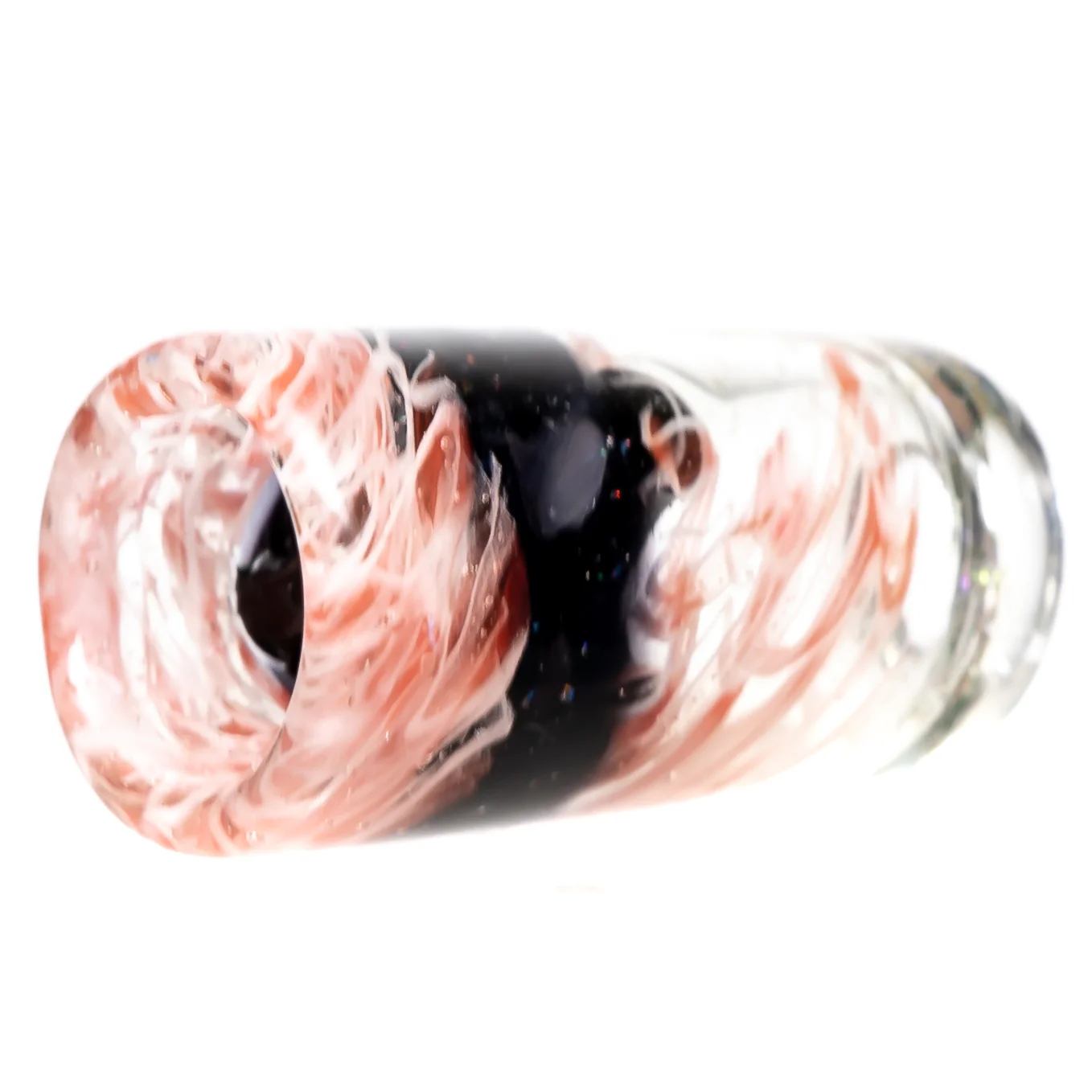 RekTipz - Glass Tip - XL - 14mm - Red, White & Black w/ UV Ion - Image 4