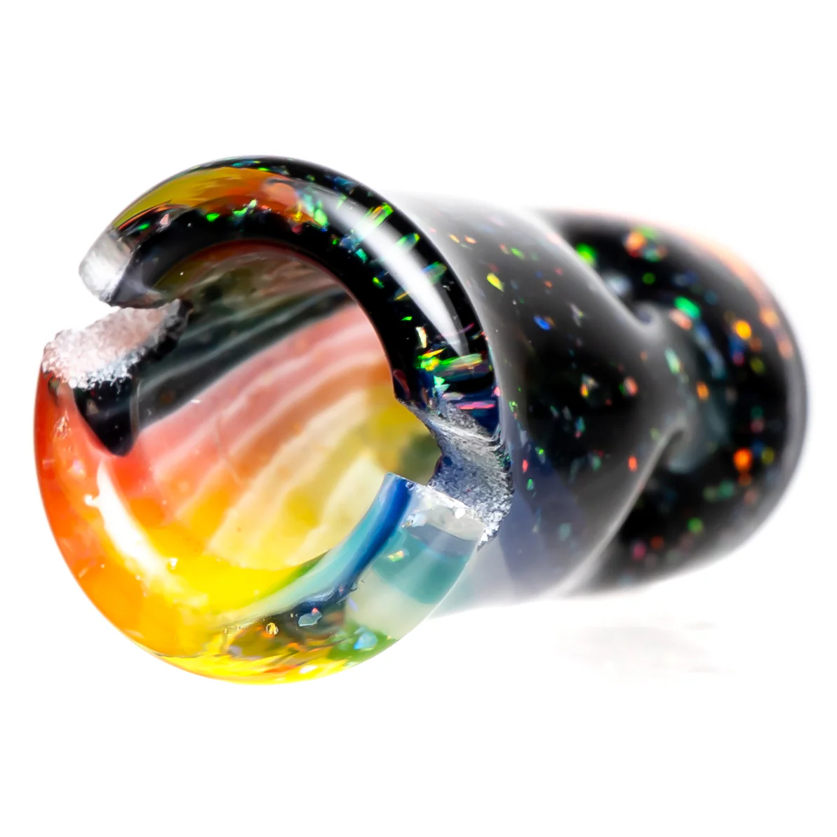 RekTipz - Pivot Mouthpiece - Black Rainbow Cropal #1 - Image 3