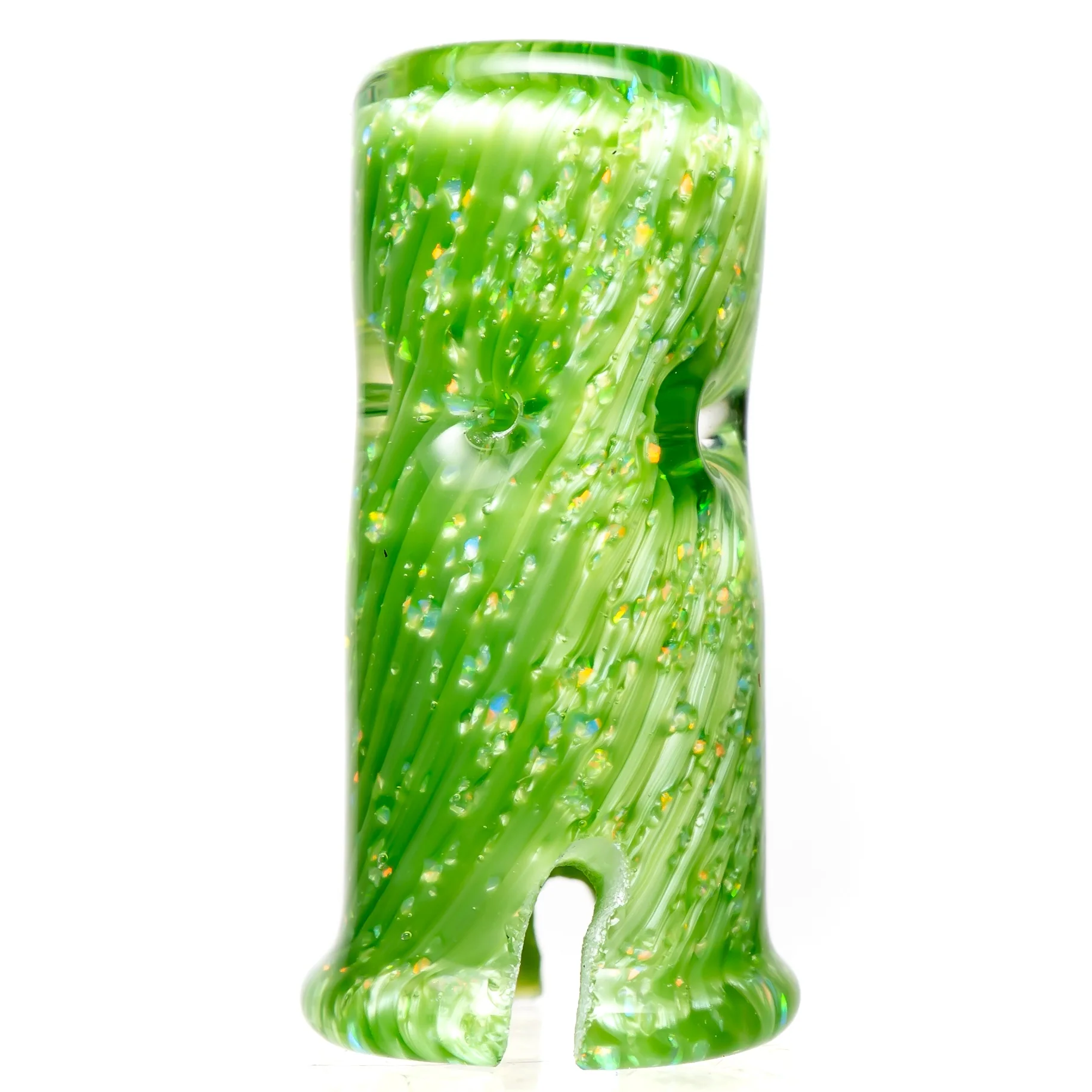 RekTipz - Pivot Mouthpiece - Green Satin Cropal