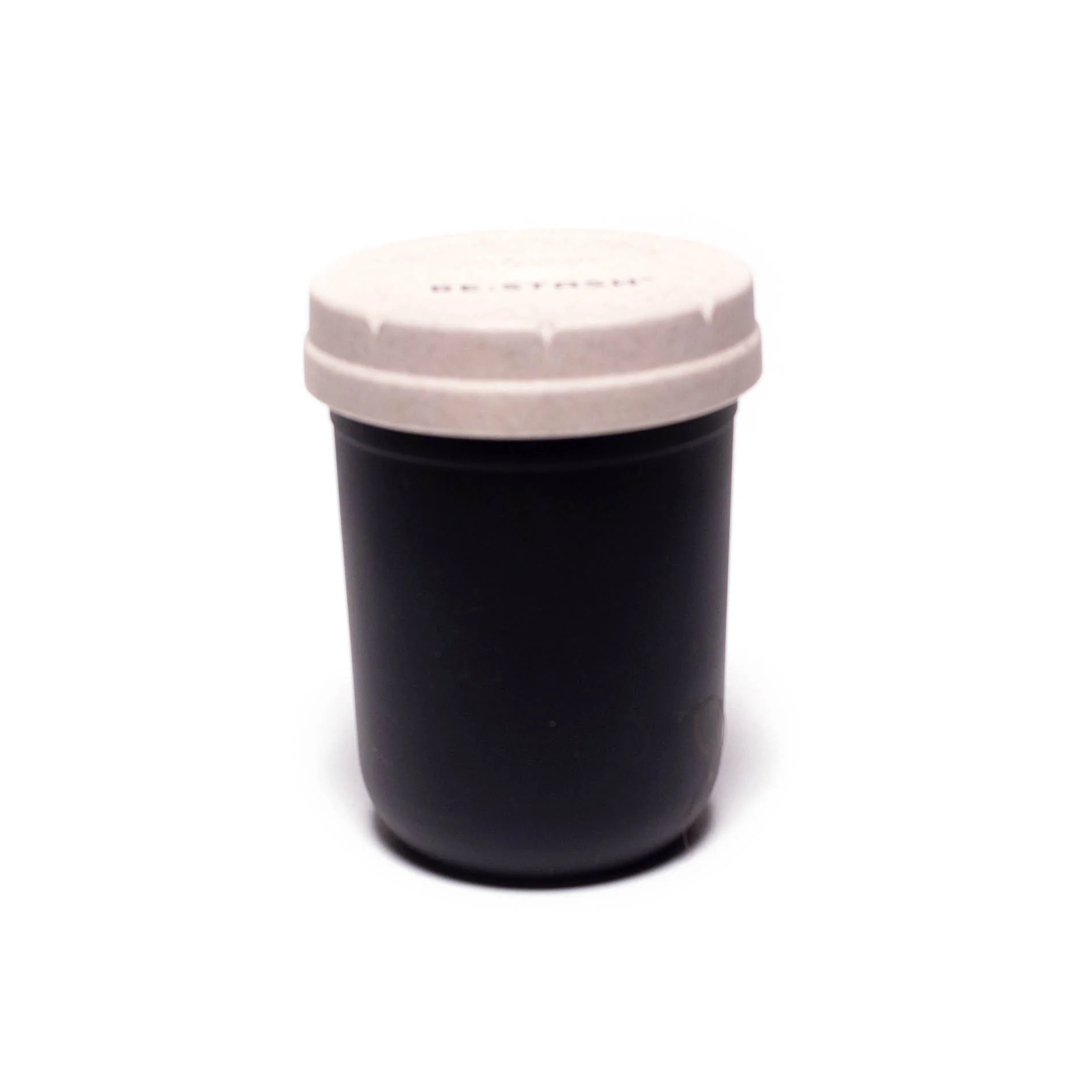 Re:Stash - Black Jar w/ White Lid - 8oz - Image 2