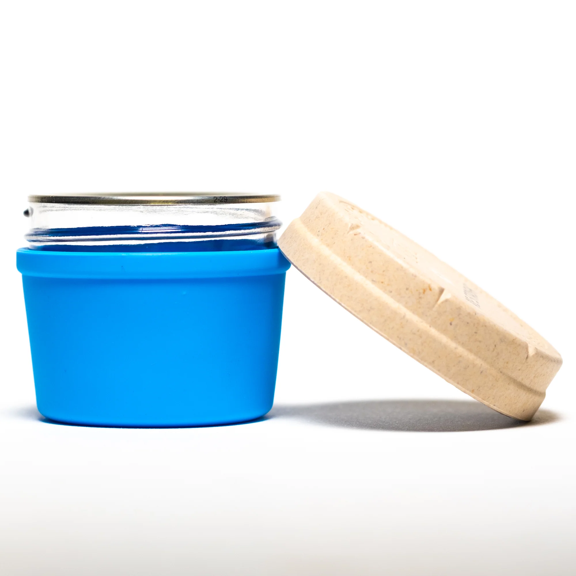 Re:Stash - Blue Jar w/ White Lid - 4oz - Image 2