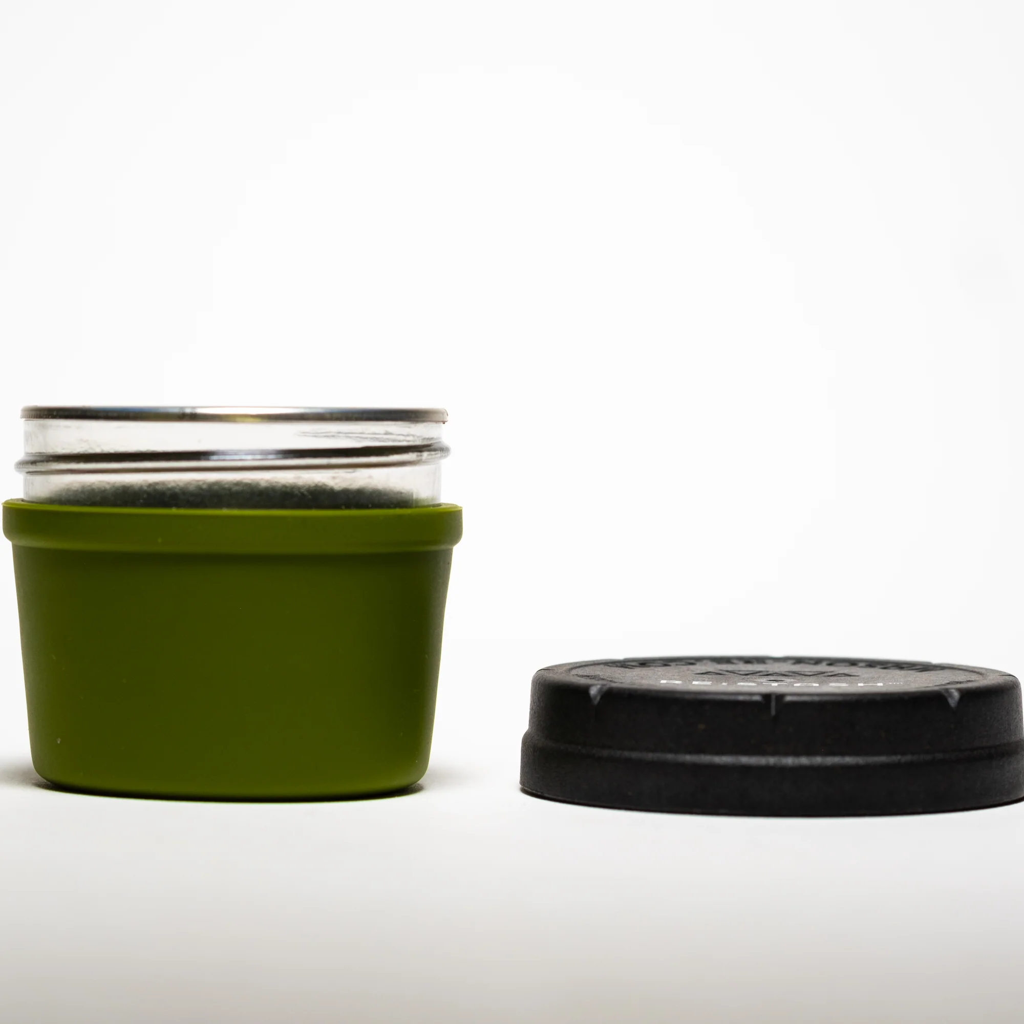 Re:Stash - Cedar Green Jar w/ Black Lid - 4oz - Image 3