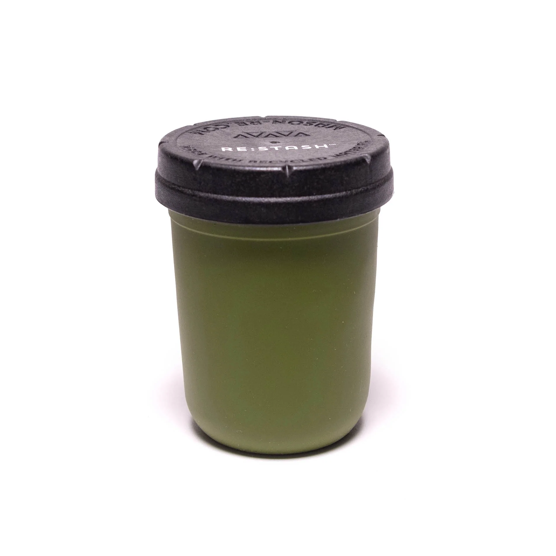 Re:Stash - Cedar Green Jar w/ Black Lid - 8oz - Image 2
