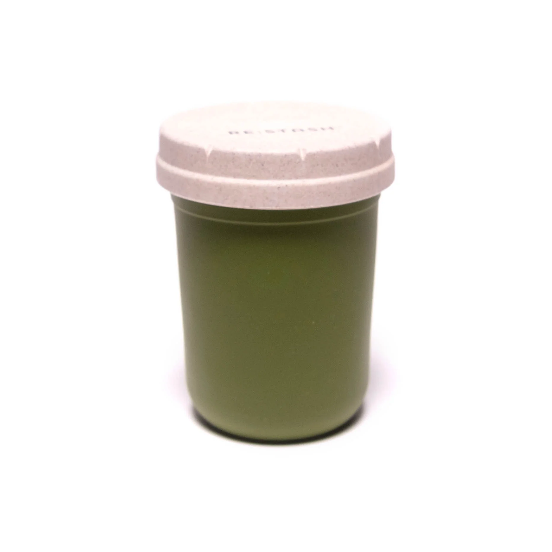 Re:Stash - Cedar Green Jar w/ White Lid - 8oz - Image 2