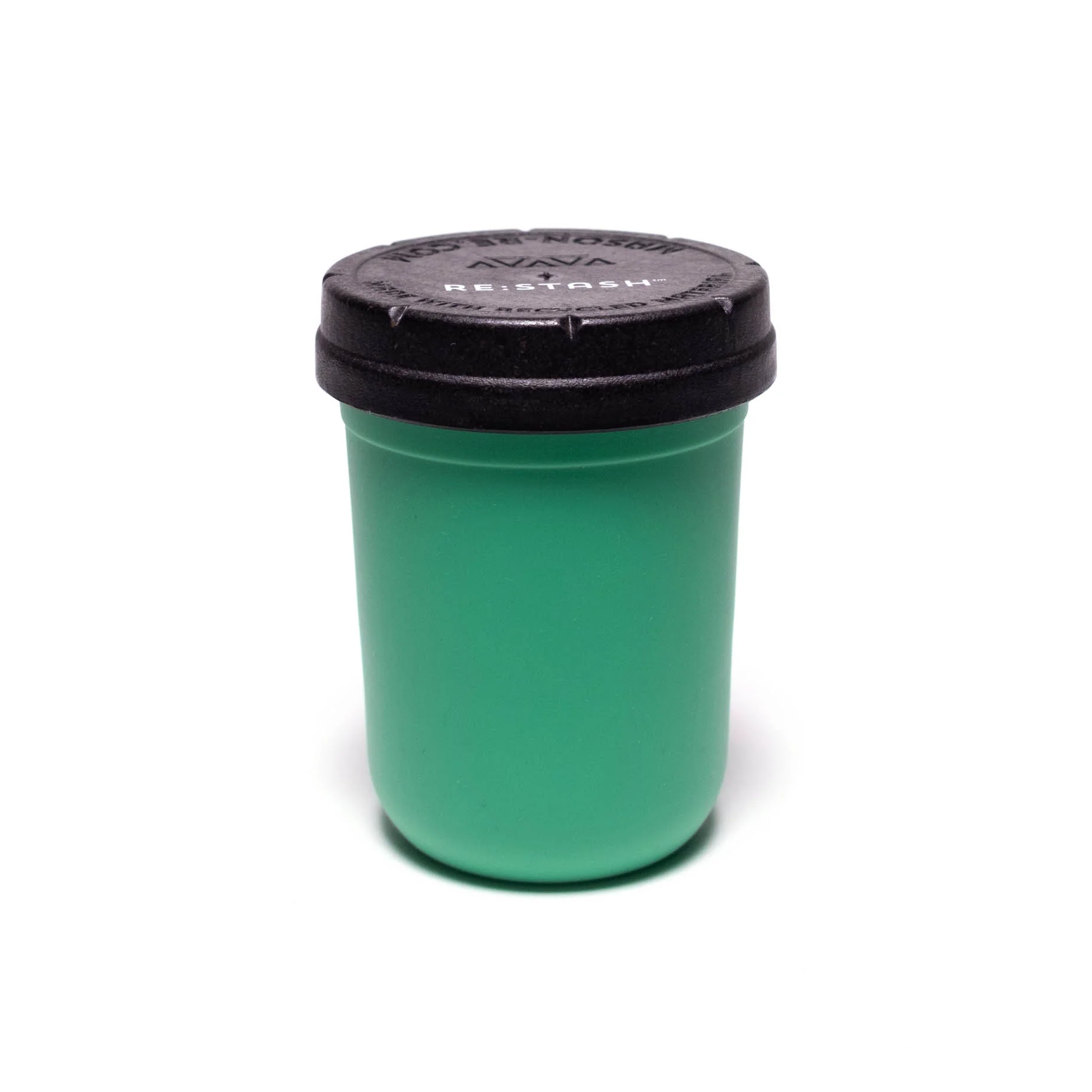 Re:Stash - Green Jar w/ Black Lid - 8oz - Image 2