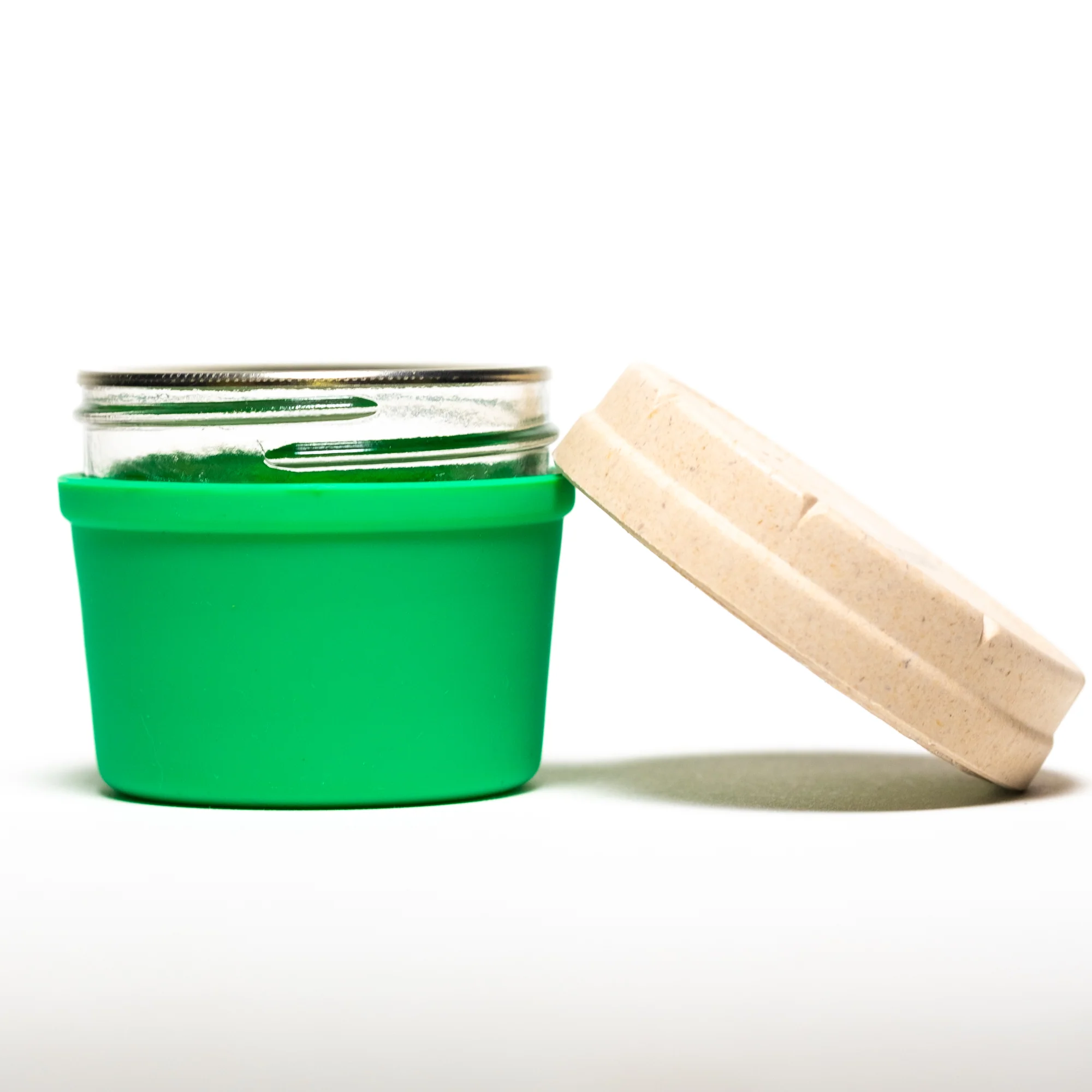 Re:Stash - Green Jar w/ White Lid - 4oz - Image 2