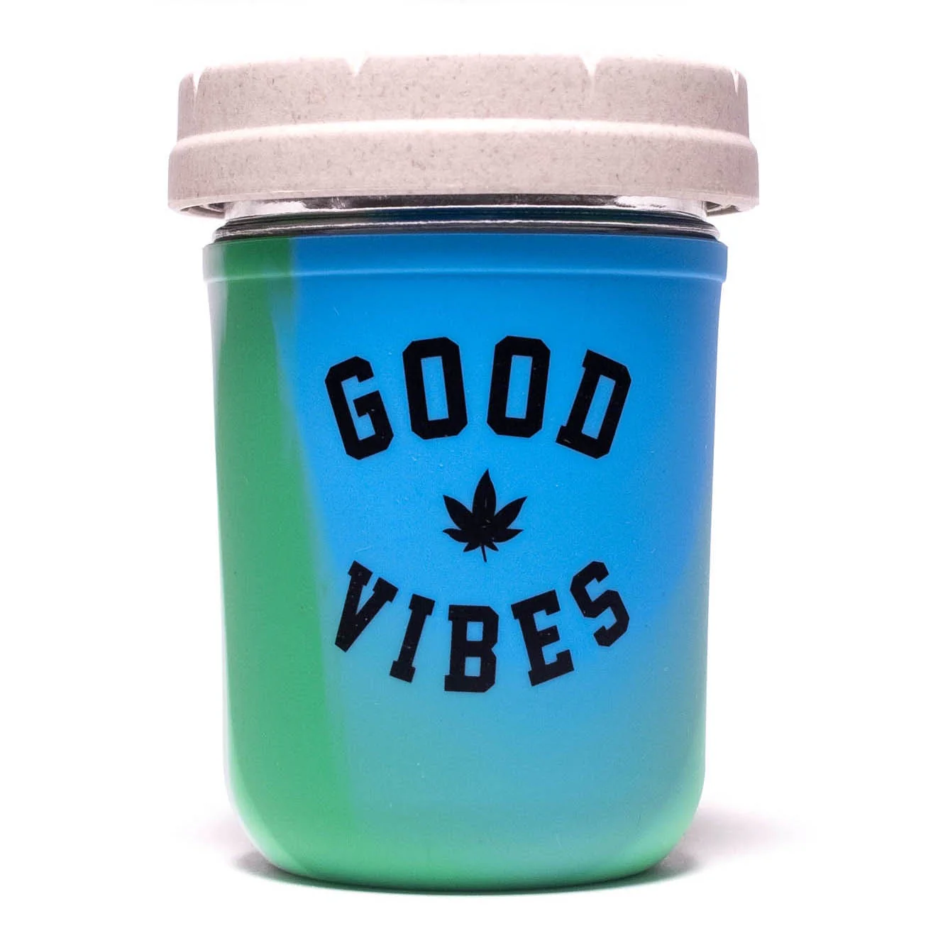Re:Stash - Ocean Tie Dye "Good Vibes" Jar - 8oz