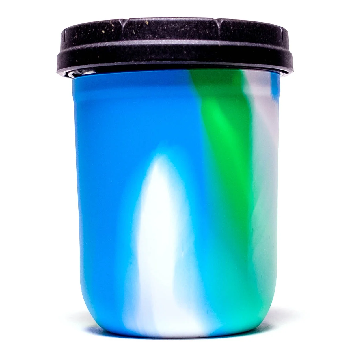 Re:Stash - Ocean Tie Die Jar w/ Black Lid - 16oz