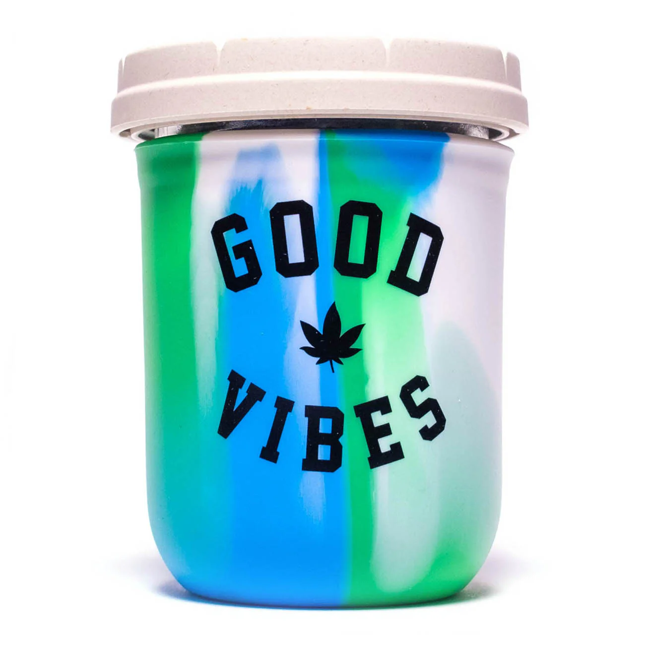 Re:Stash - Ocean Tie Dye "Good Vibes" Jar - 16oz