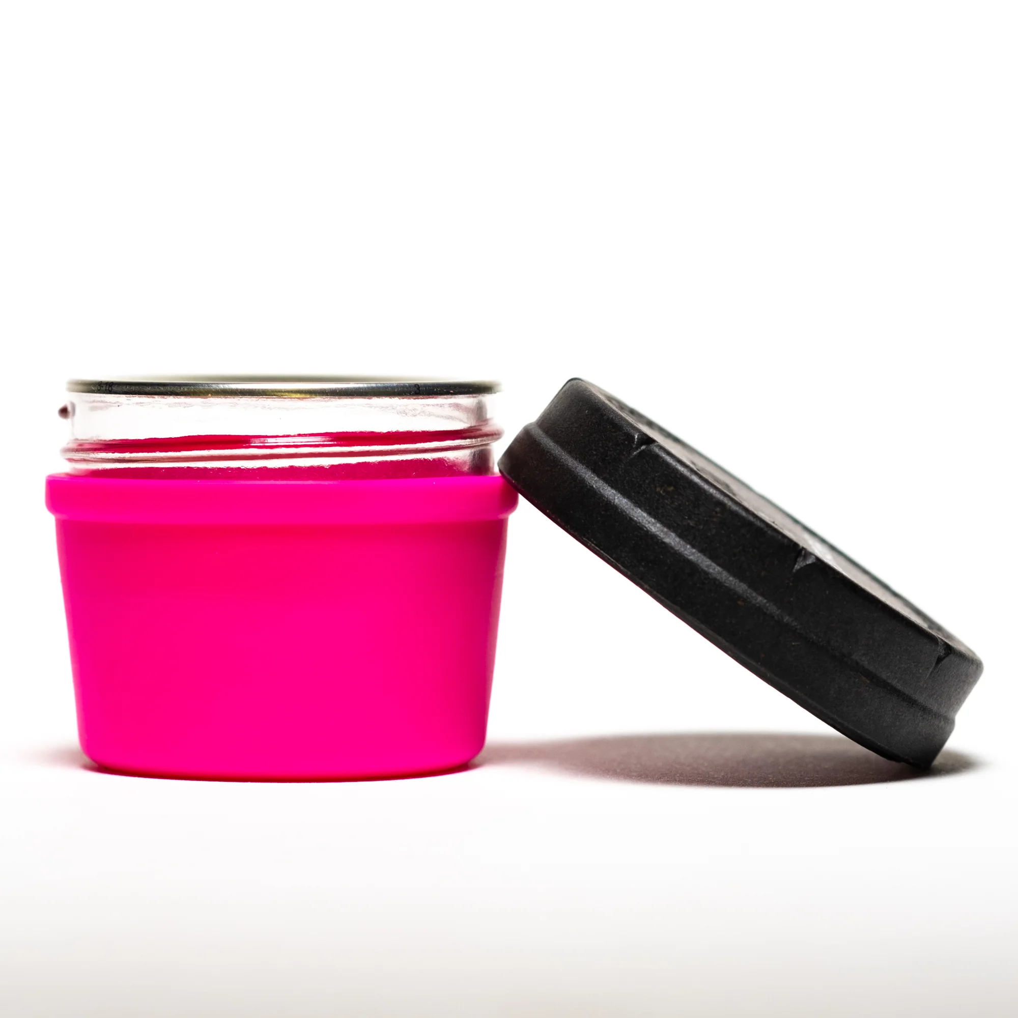 Re:Stash - Pink Jar w/ Black Lid - 4oz - Image 2