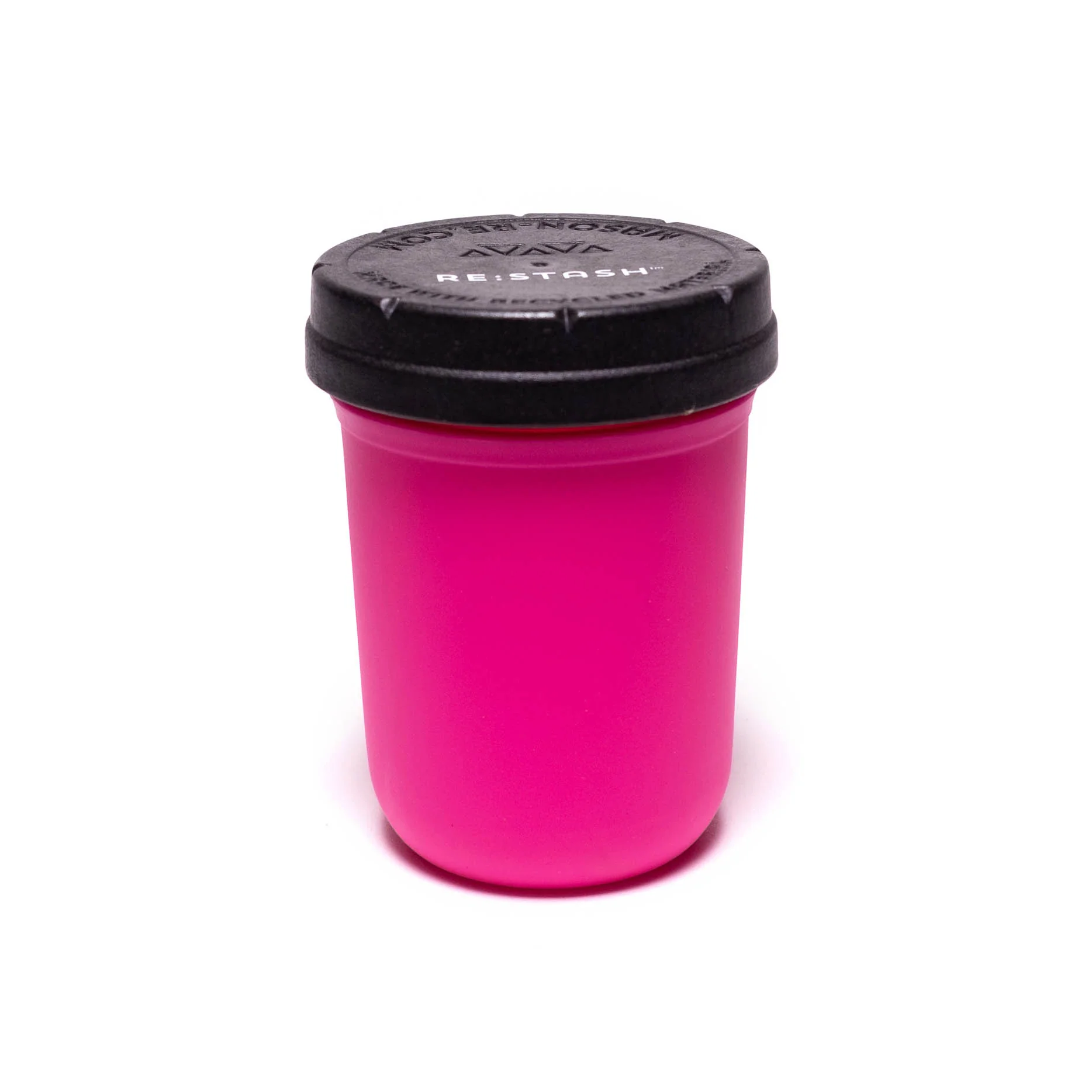 Re:Stash - Pink Jar w/ Black Lid - 8oz - Image 2
