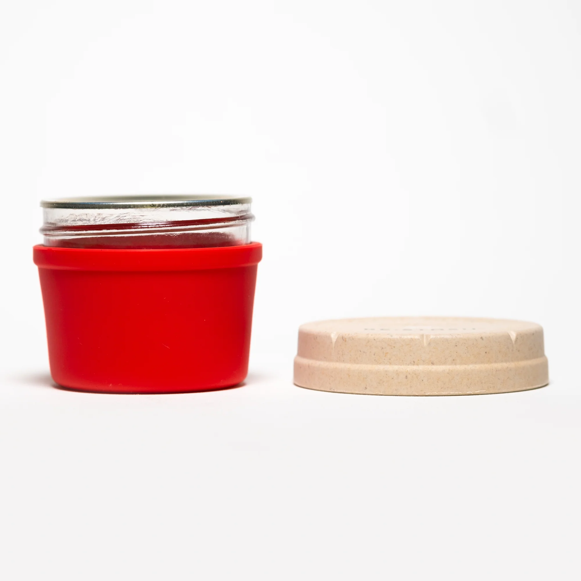 Re:Stash - Red Jar w/ White Lid - 4oz - Image 3