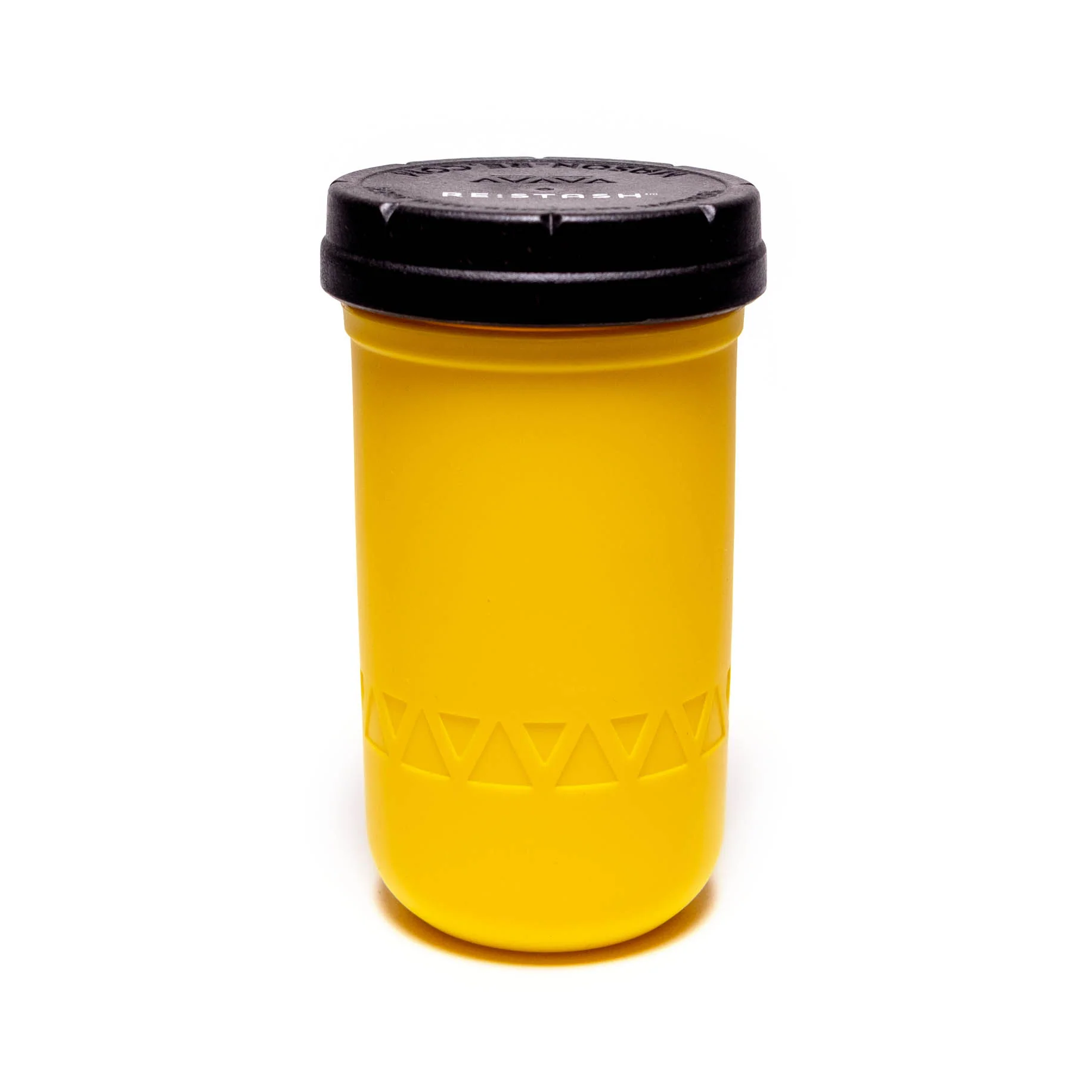 Re:Stash - Yellow Jar w/ Black Lid - 12oz - Image 2