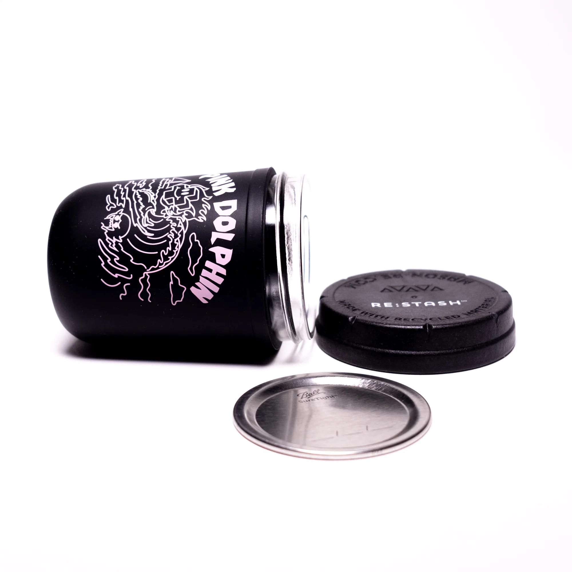 Re:Stash x Pink Dolphin - "Positive Waves" Jar - 8oz - Image 3
