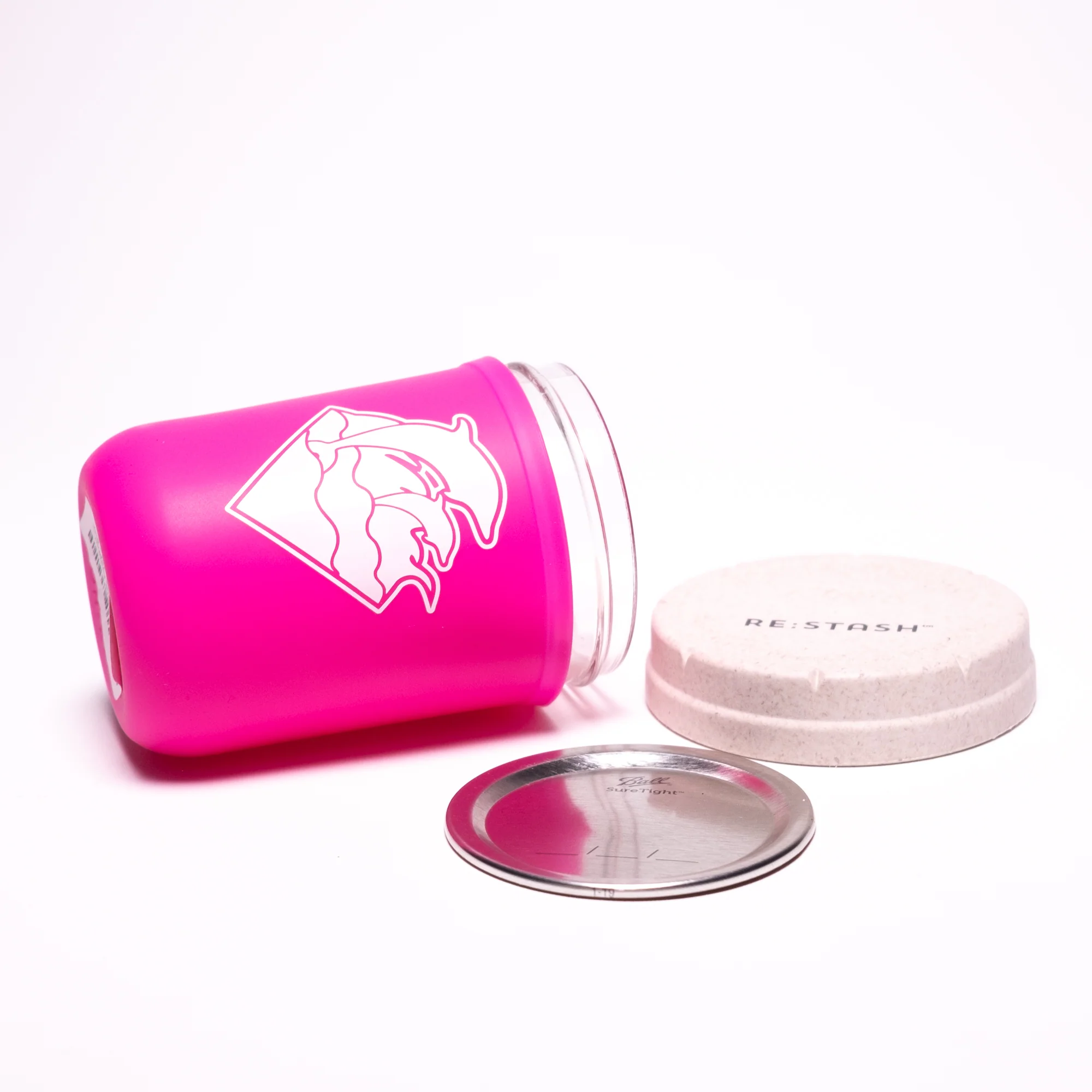 Re:Stash x Pink Dolphin - "Waves Puff" Jar - 8oz - Image 3