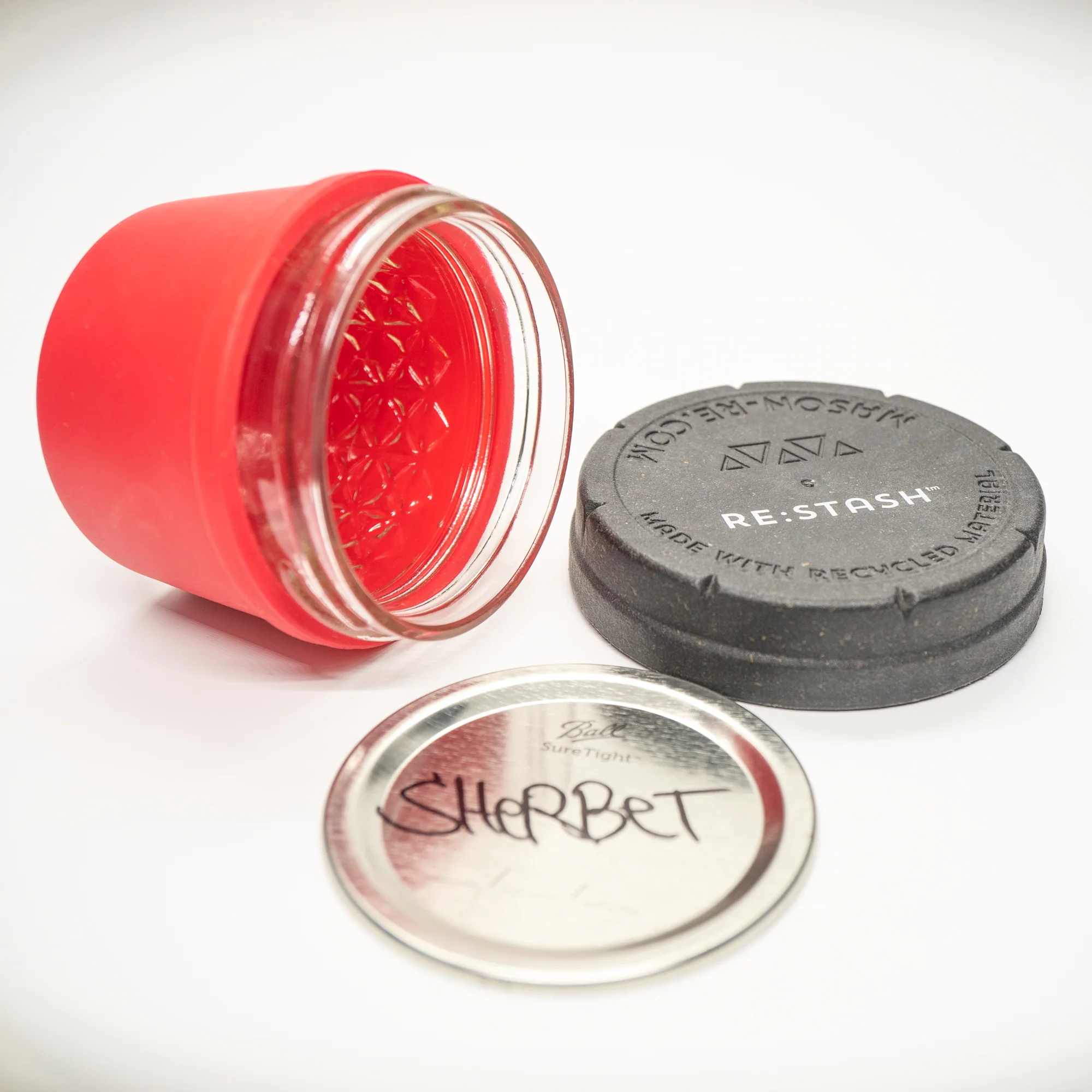 Re:Stash x Sherbet - Red w/ Yellow Label - 4oz - Image 4