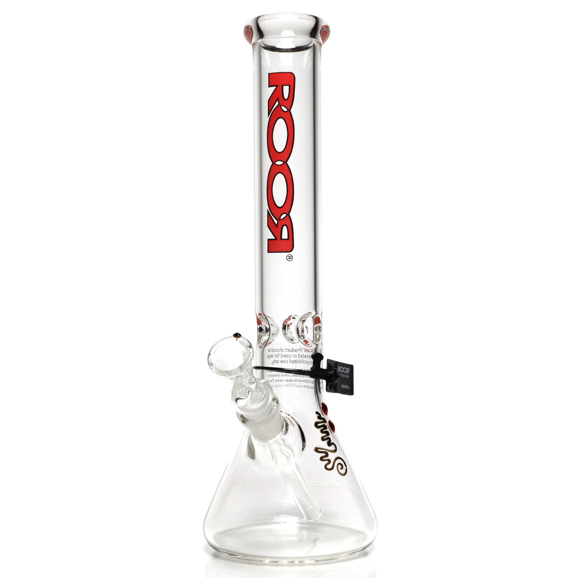ROOR - 14" Beaker - 45x5 - Red & Black