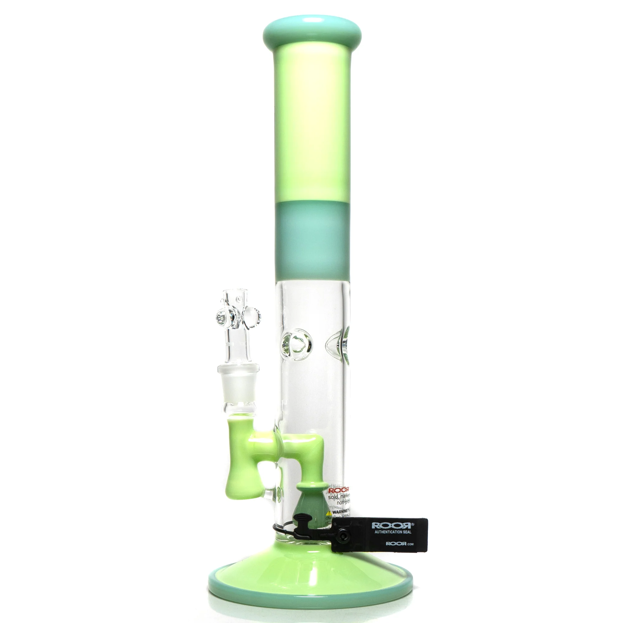 ROOR - 14” Fixed Straight - 50x5 - Milky & Mint - White & Black Label - Image 3