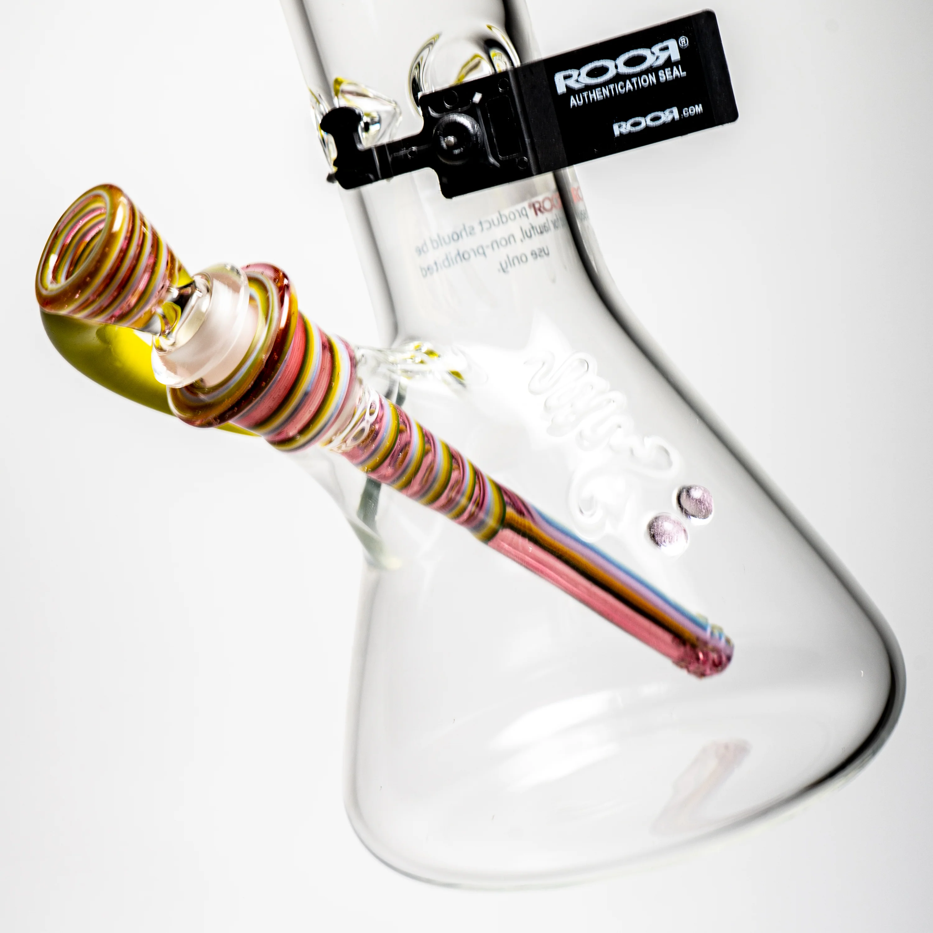 ROOR - 20" Custom Worked Beaker - 50x5 - Pink Label - Image 4