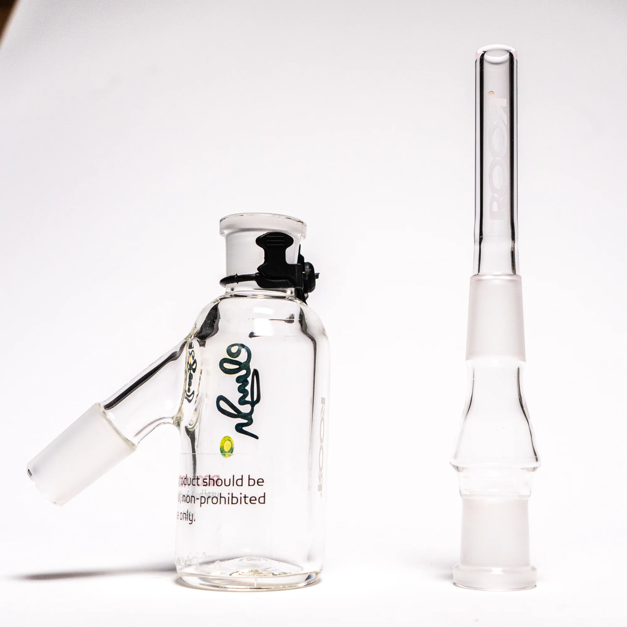 ROOR - 18mm Ashcatcher - 45x5 - 45º - White - Image 2