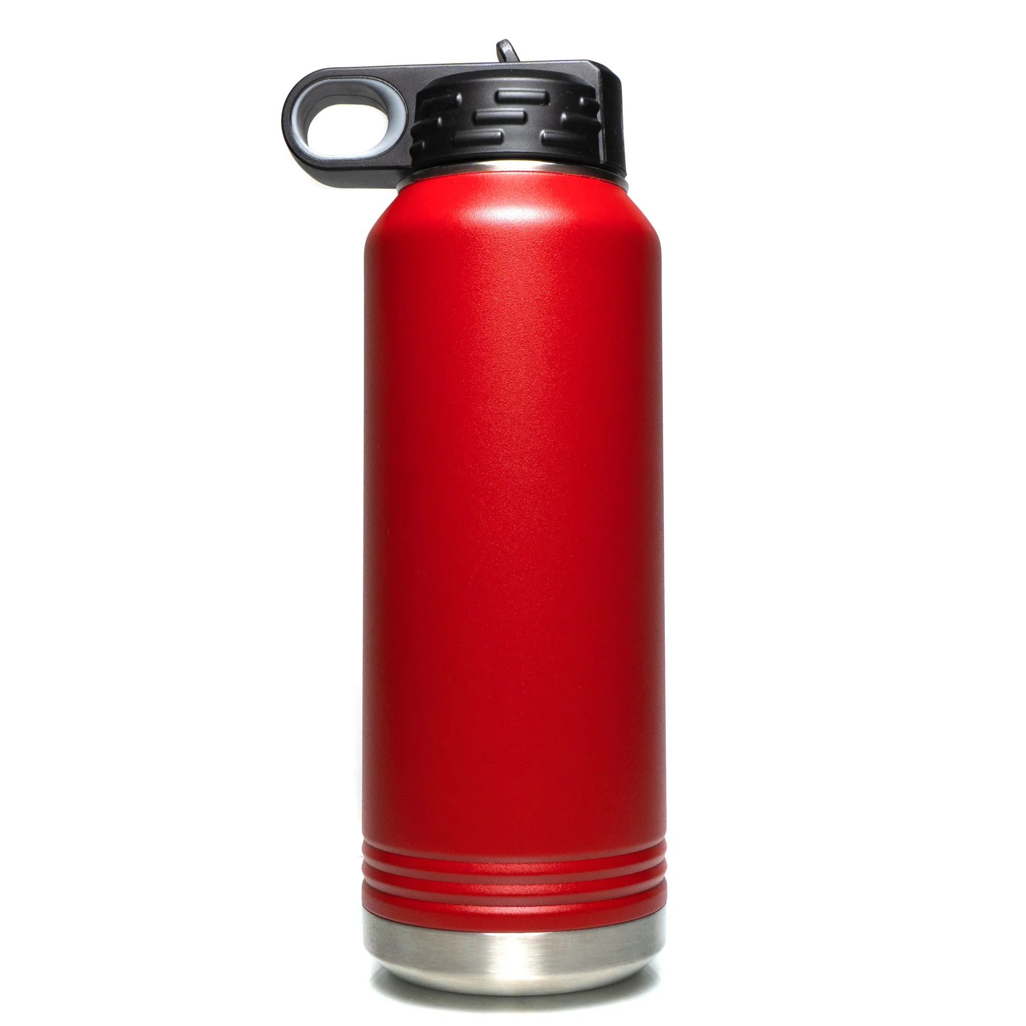 ROOR - 32oz Engraved Logo Water Bottle - Red - Image 4