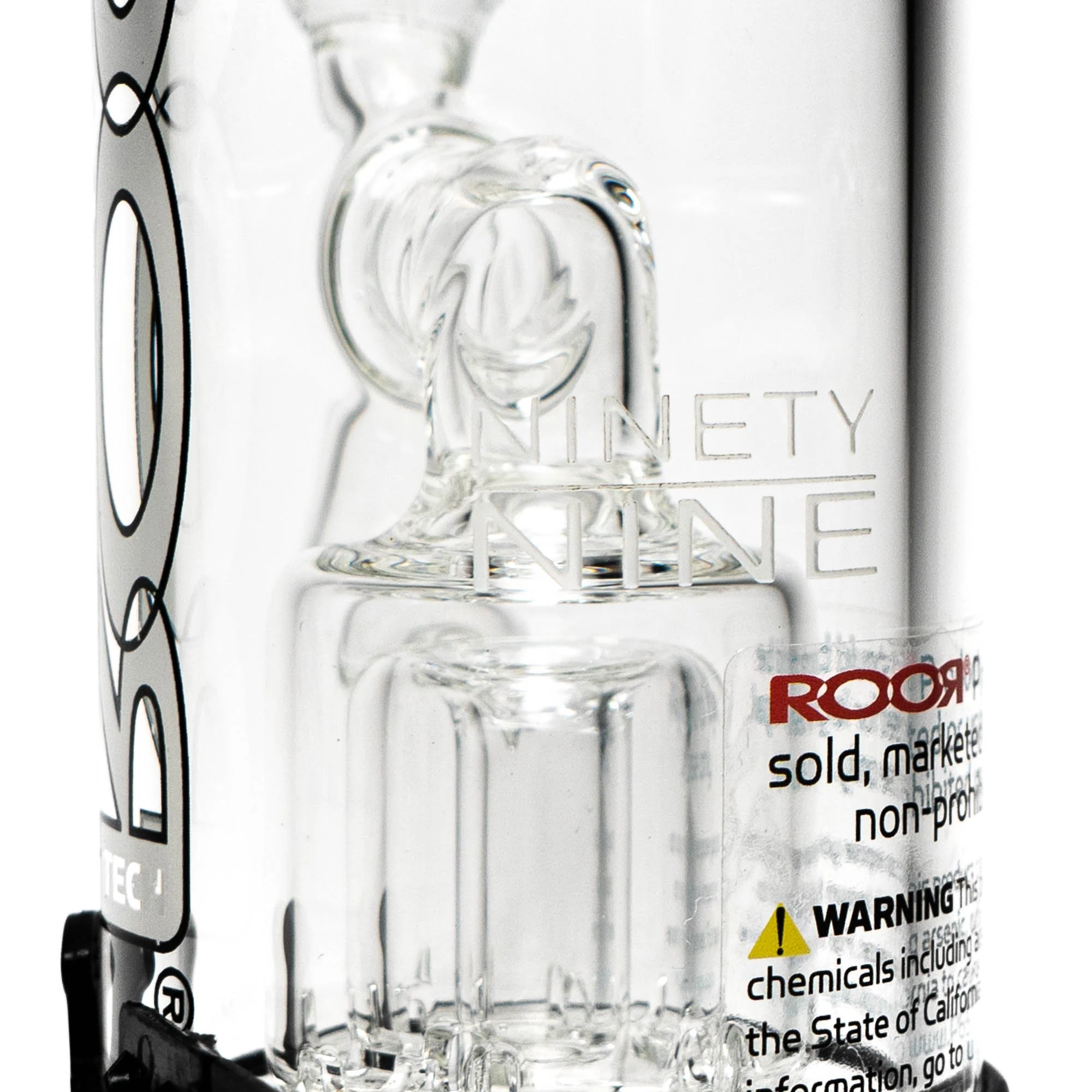 ROOR.US - 99 Series - Single Chamber Barrel Bubbler - White & Black - Image 3