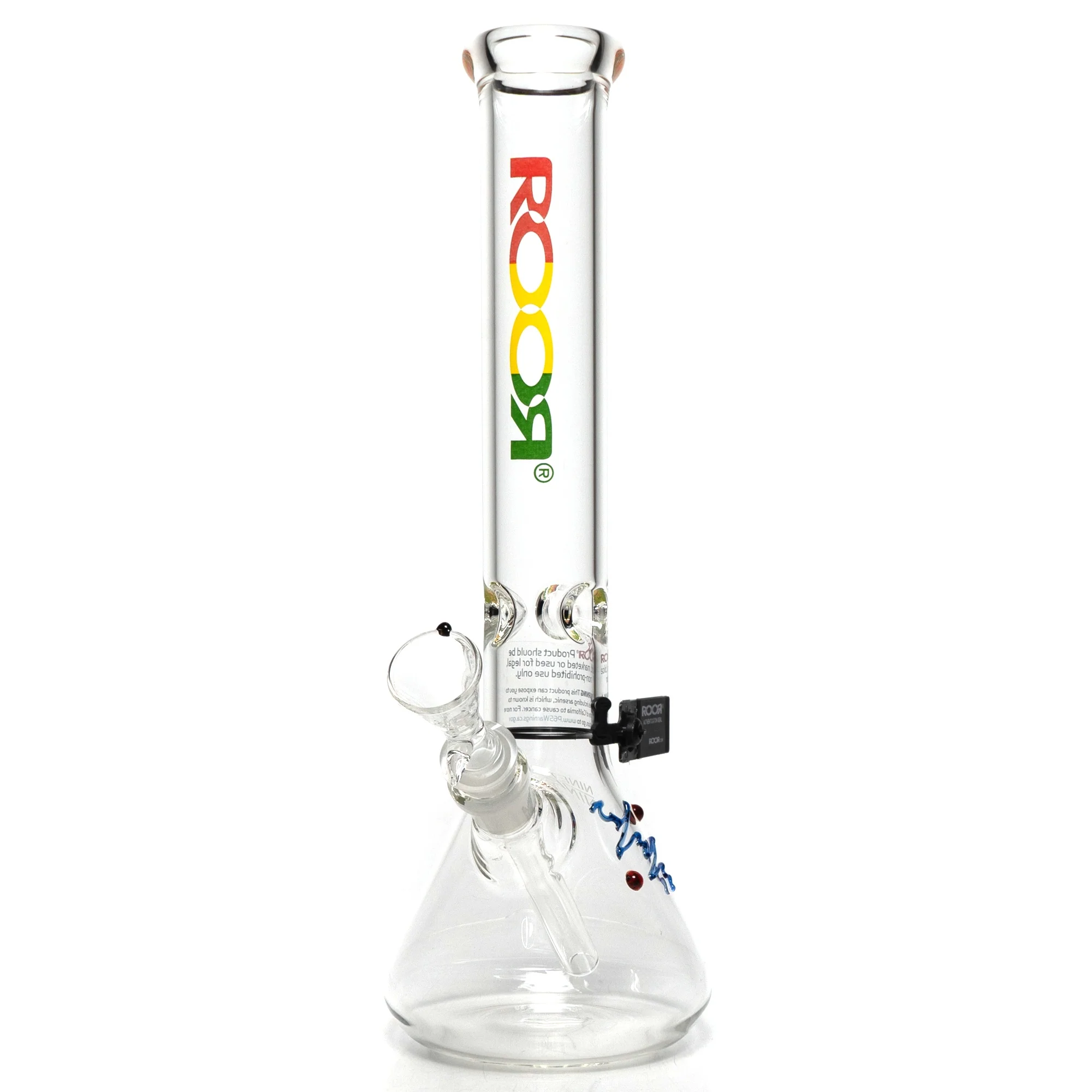 ROOR.US - 99 Series - 14" Beaker - 45x5 - Rasta (No Outline)