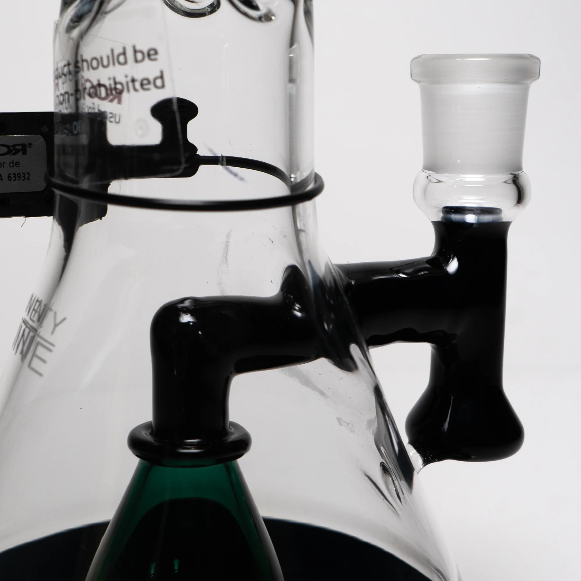 ROOR.US - 99 Series - 18" Fixed Beaker 50x5 - Jade & Black - Platinum Label - Image 13