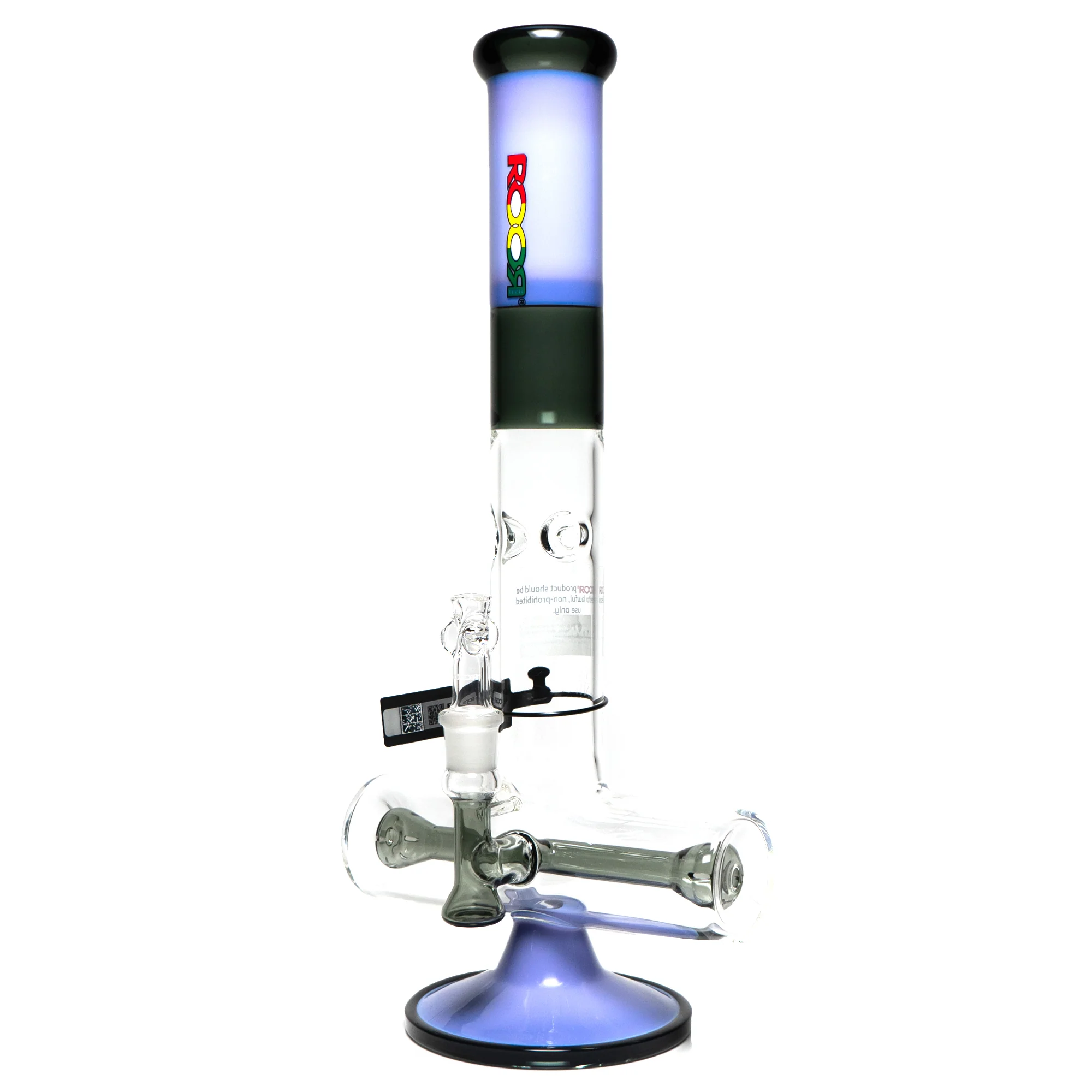 ROOR.US - 99 Series - 18" Inline Tube - Purple & Black - Rasta Label - Image 2