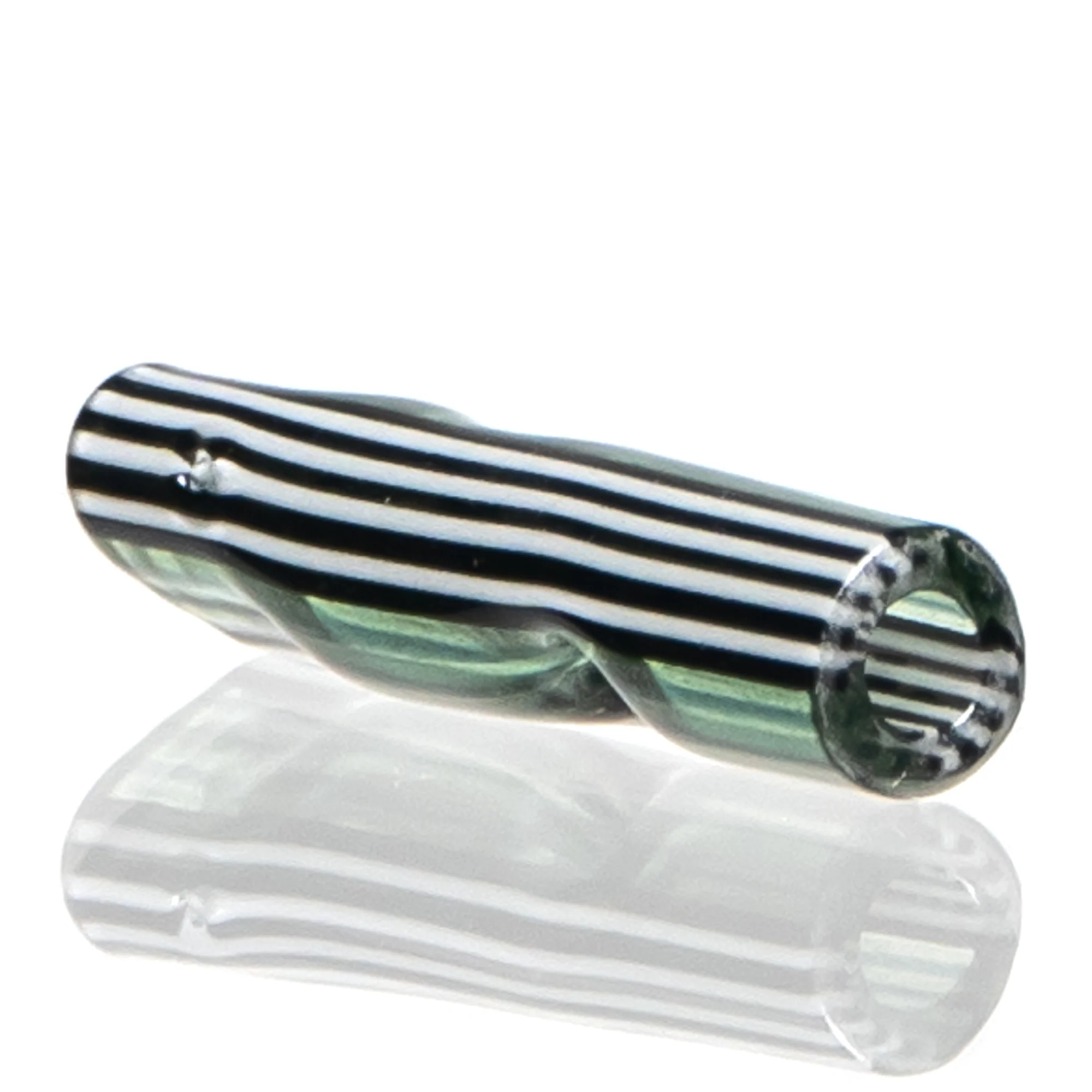 ROOR - Custom Tips - Flat Tip - Green Sparkle & Jailhouse Linework #2 - Image 4