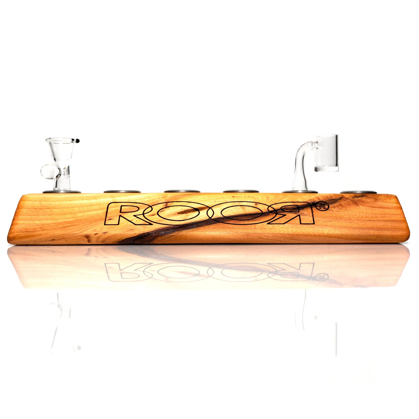 ROOR - Large 6 Hole Slide Holder - 14mm - Light Wood