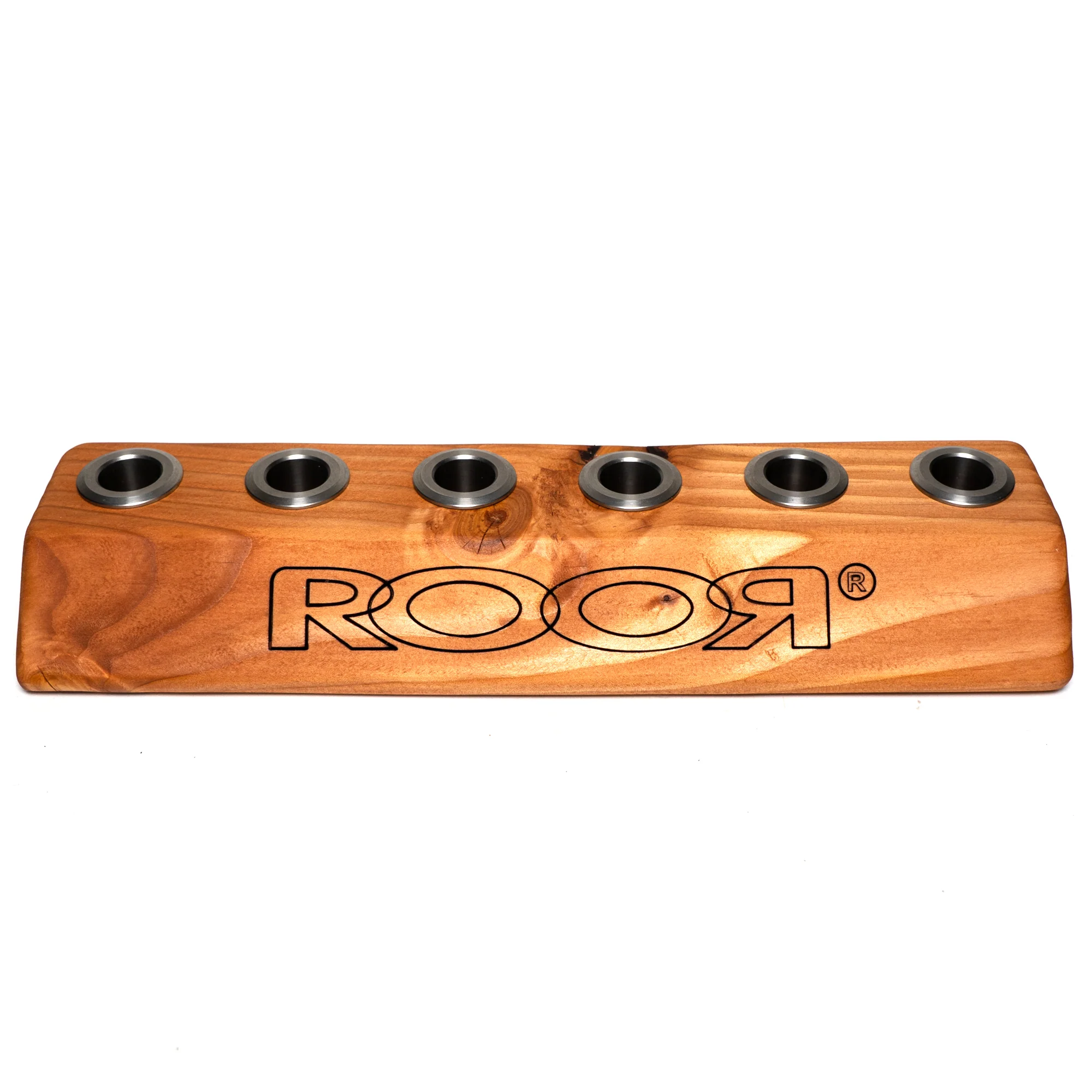 ROOR - Large 6 Hole Slide Holder - 18mm - Light Wood - Image 2