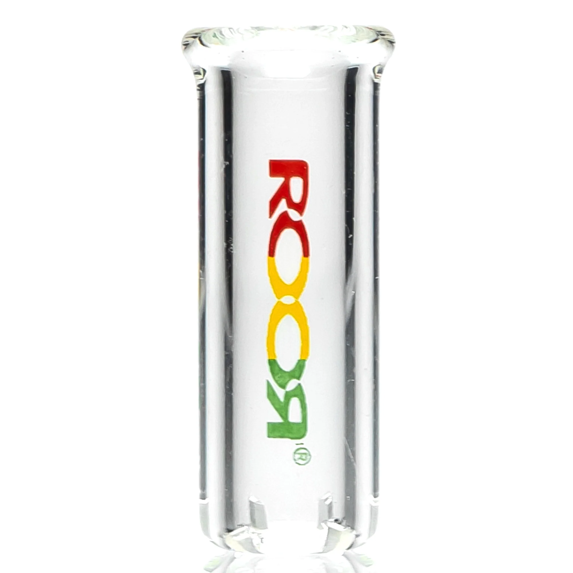 ROOR - Plus Glass Tip - Round - 16mm - Rasta Label