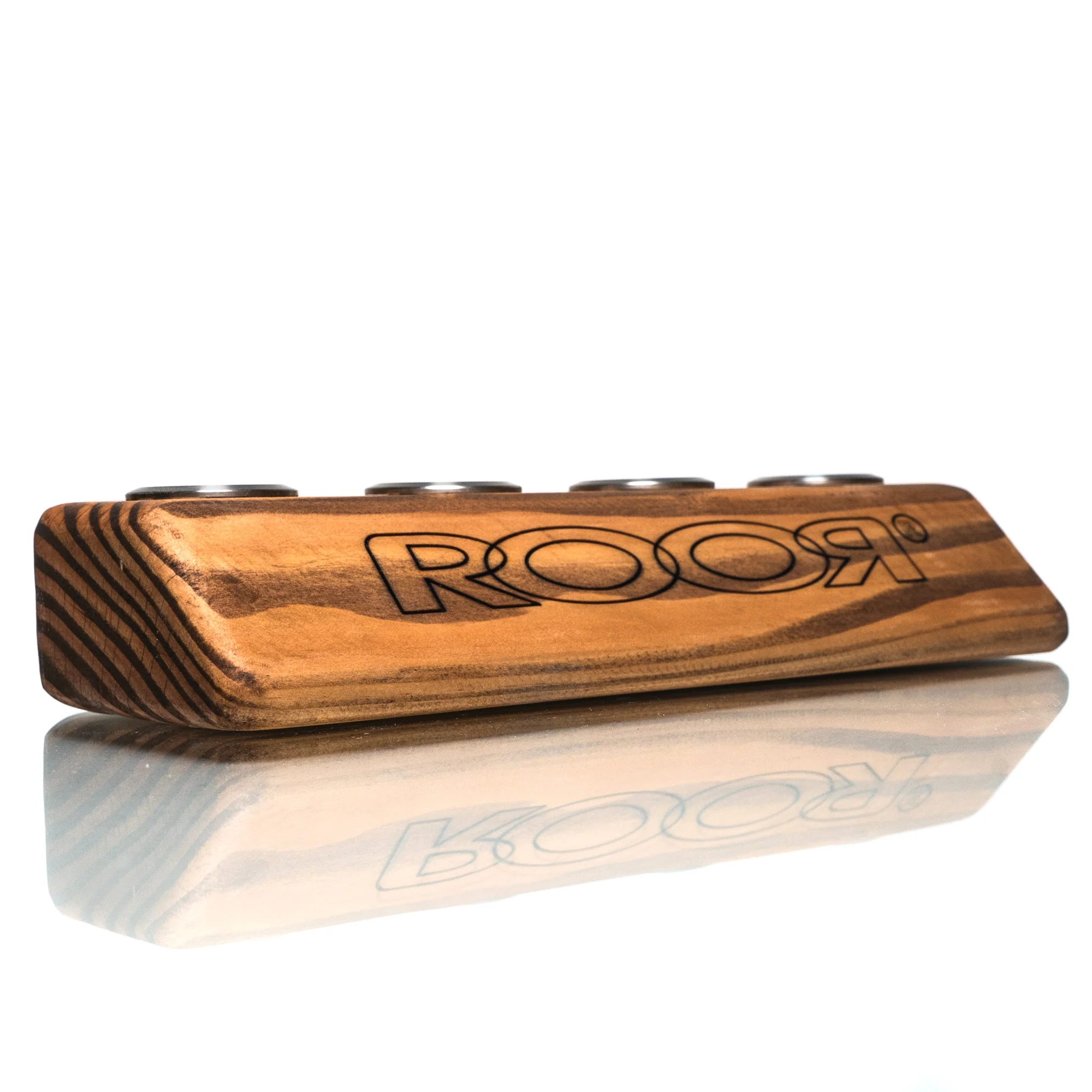 ROOR - Small 4 Hole Slide Holder - 18mm - Dark Wood - Image 3